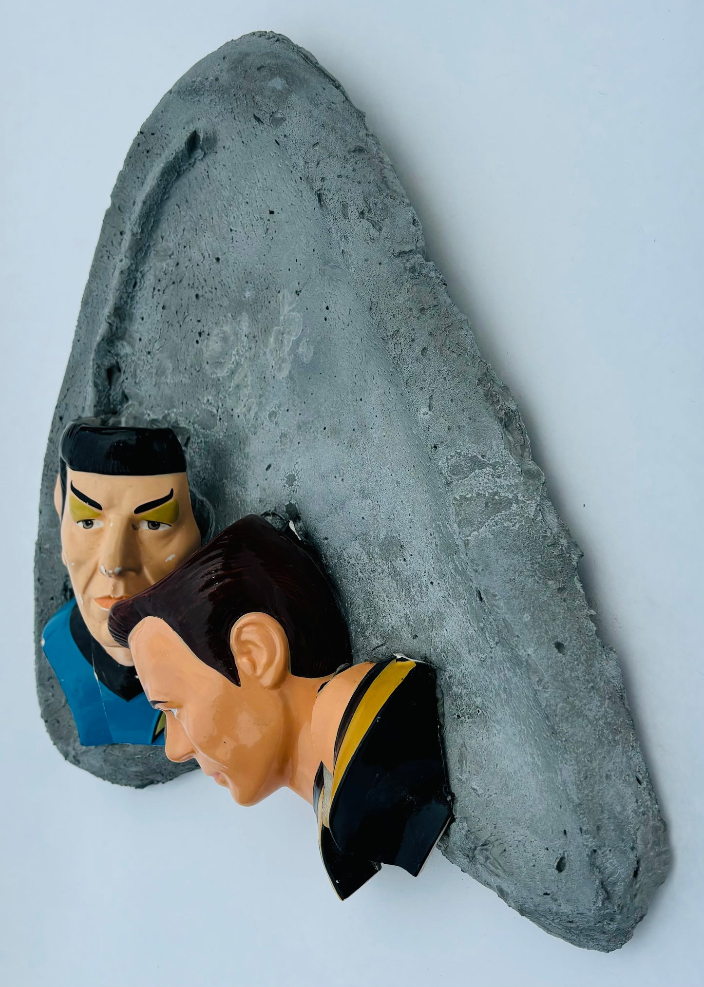“Professional Marriage”: Spock and Kirk on Star Fleet Insignia Wall Sculpture