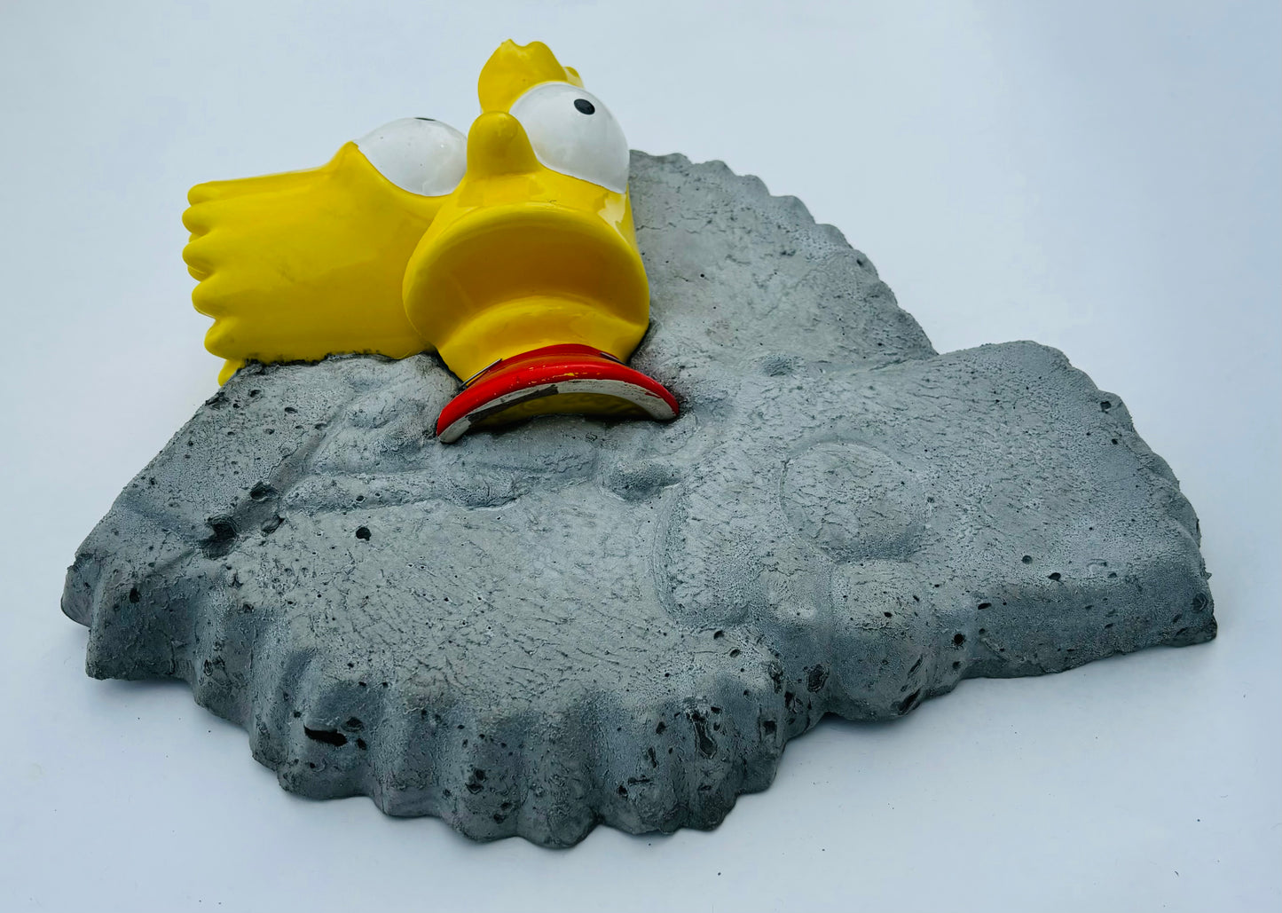“Bart Processing the Election”: Bart Simpson on Bart Simpson Wall Sculpture