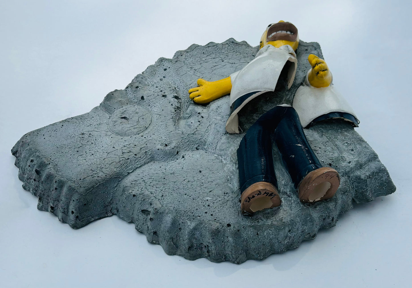 “MAGA Man?”: Homer Simpson on Bart Simpson Wall Sculpture