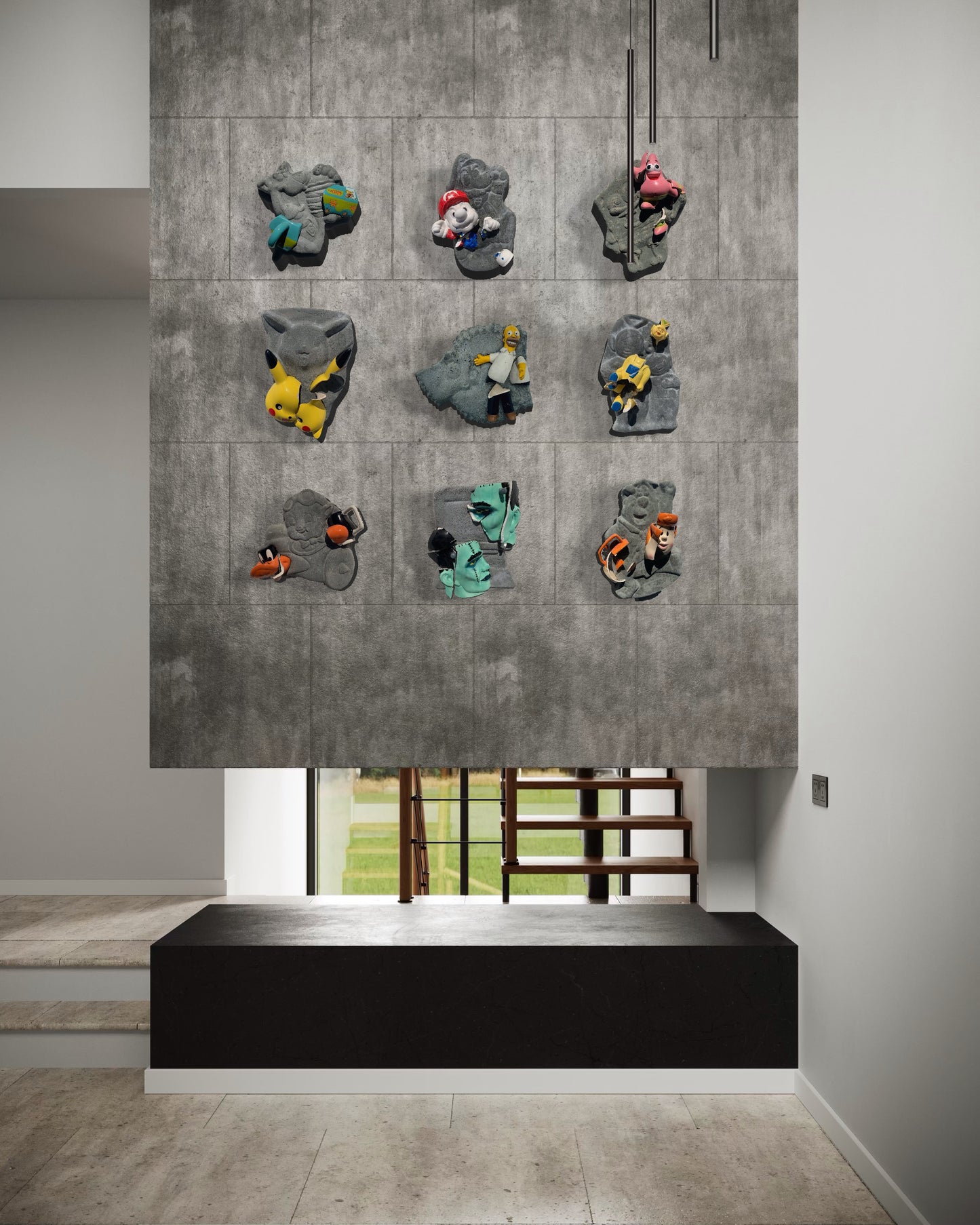 “MAGA Man?”: Homer Simpson on Bart Simpson Wall Sculpture