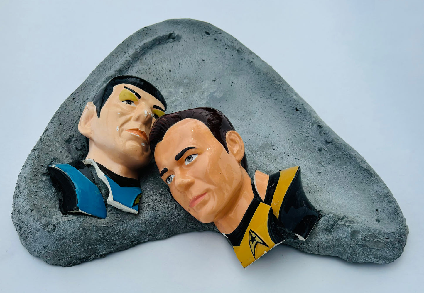“Professional Marriage”: Spock and Kirk on Star Fleet Insignia Wall Sculpture