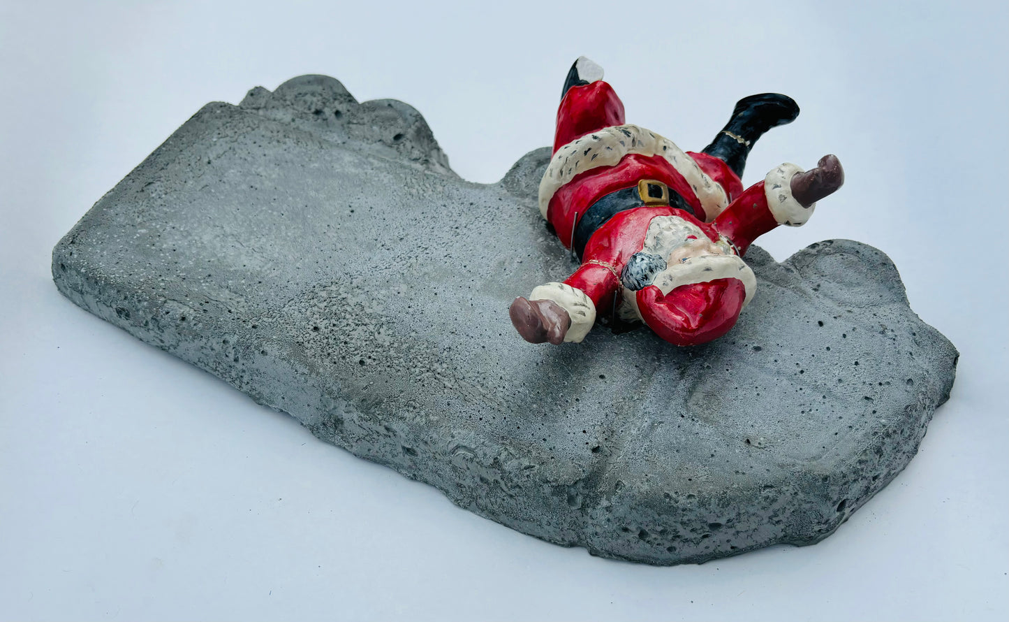 “Reversing Polarity”: Santa Claus on 18 Wheeler Wall Sculpture