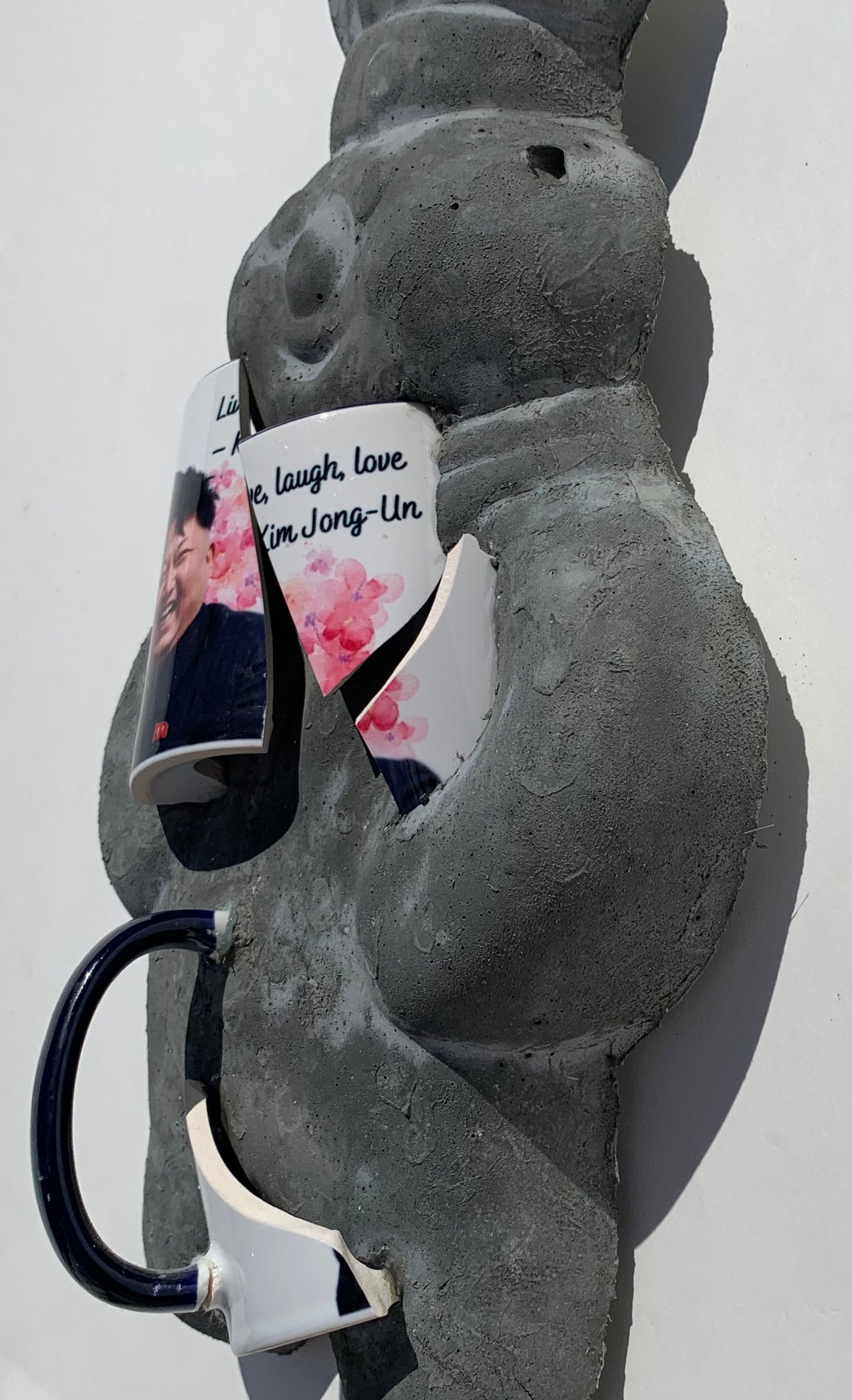 "BAM In A Can!" Kim Jong Un on Poppin' Fresh Wall Sculpture