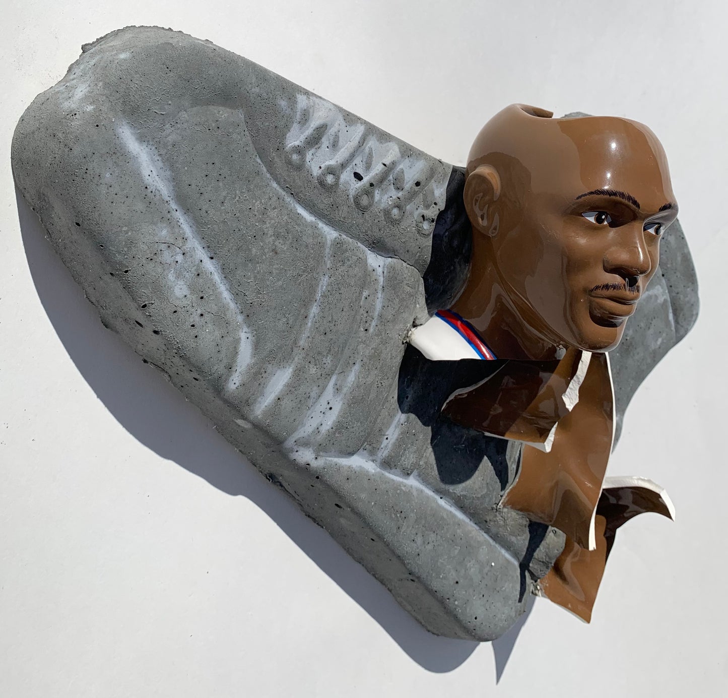 "Power Pivot": Michael Jordan on Adidas Sneaker Wall Sculpture