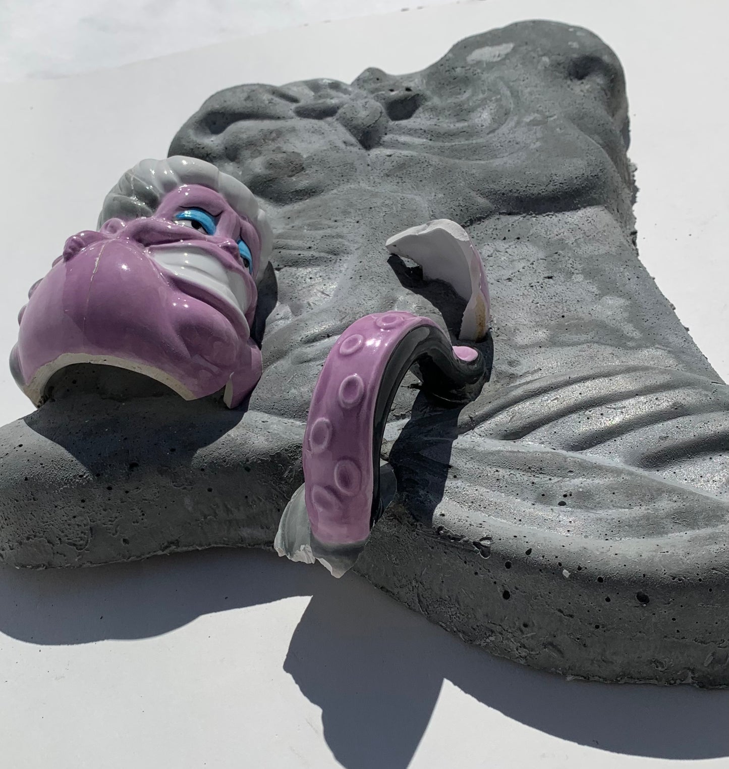 "Erogenous Zone": Ursula Octopus on Ariel Wall Sculpture