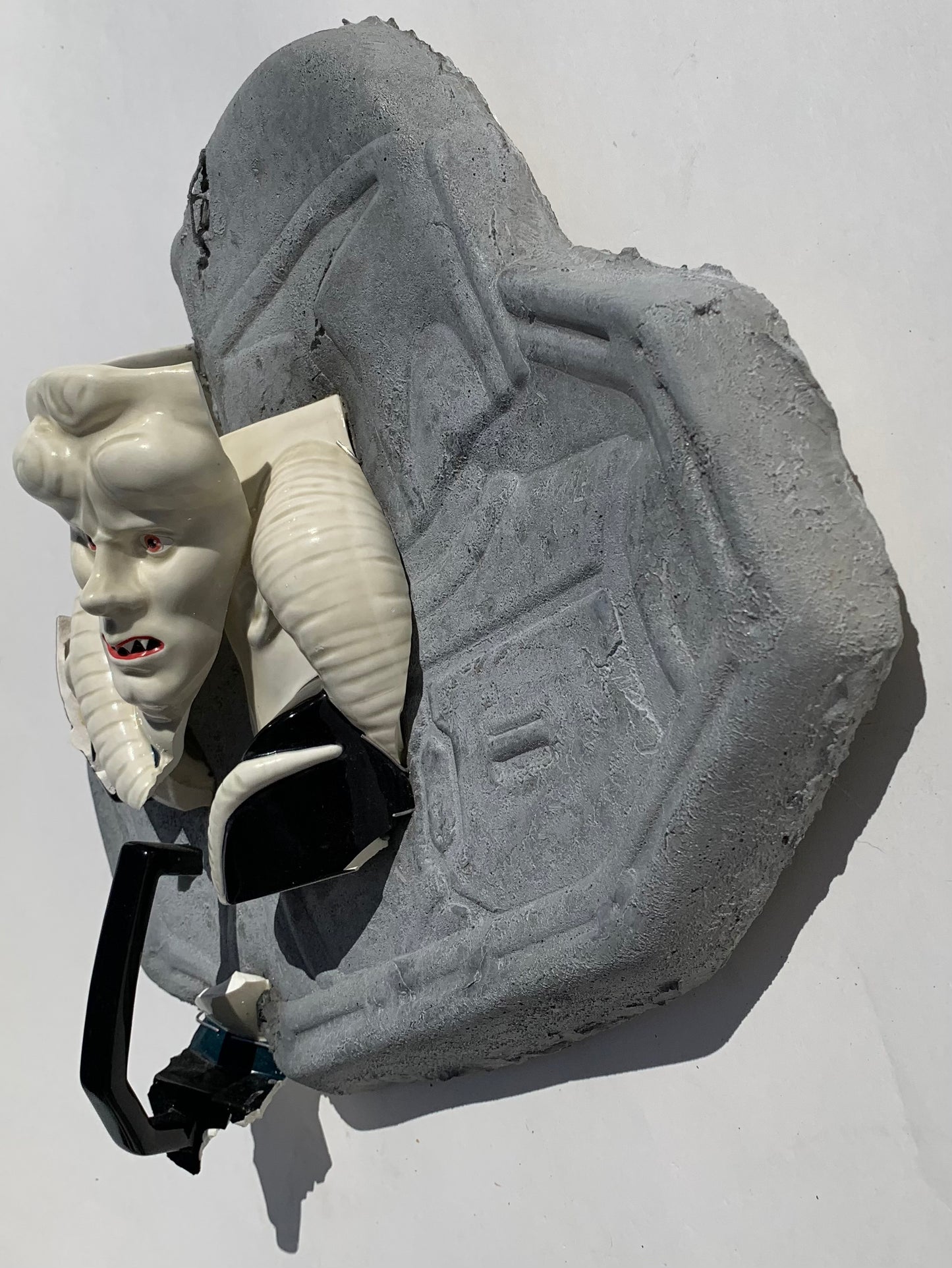 "Boba Blasted Bib": Bib Fortuna on Boba Fett Wall Sculpture