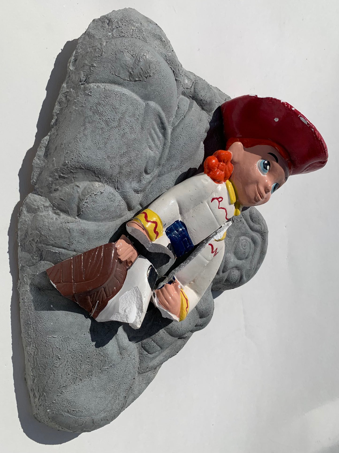 "Cute Cowgirl": Toy Story's Jessie on Buzz Lightyear Wall Sculpture