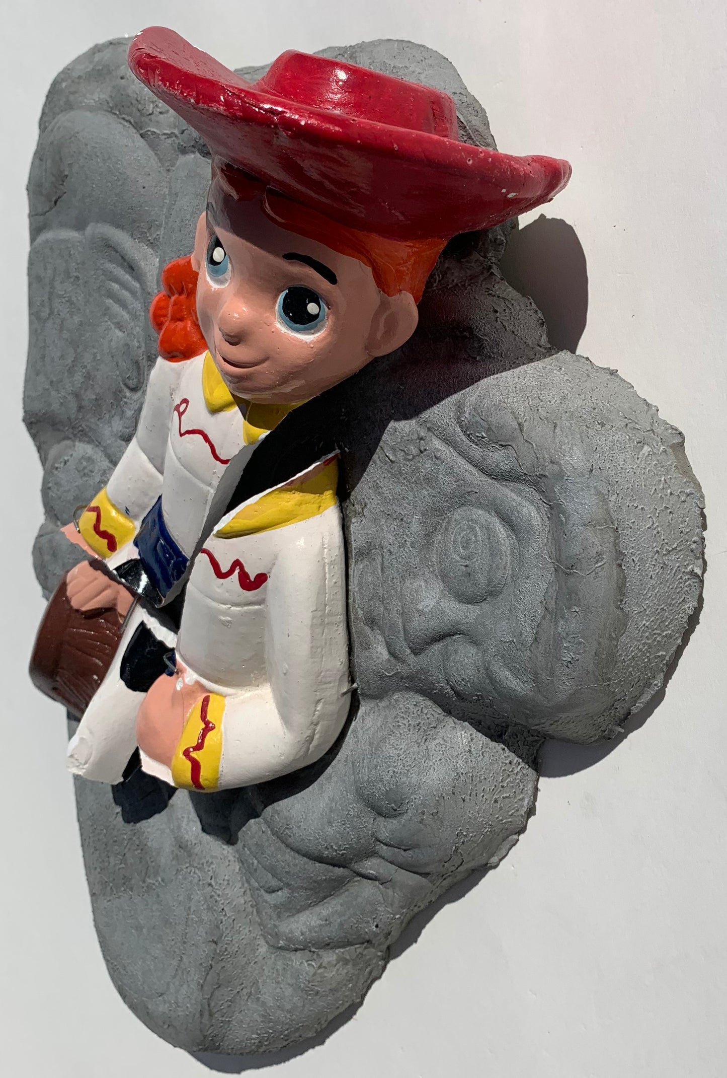 "Cute Cowgirl": Toy Story's Jessie on Buzz Lightyear Wall Sculpture