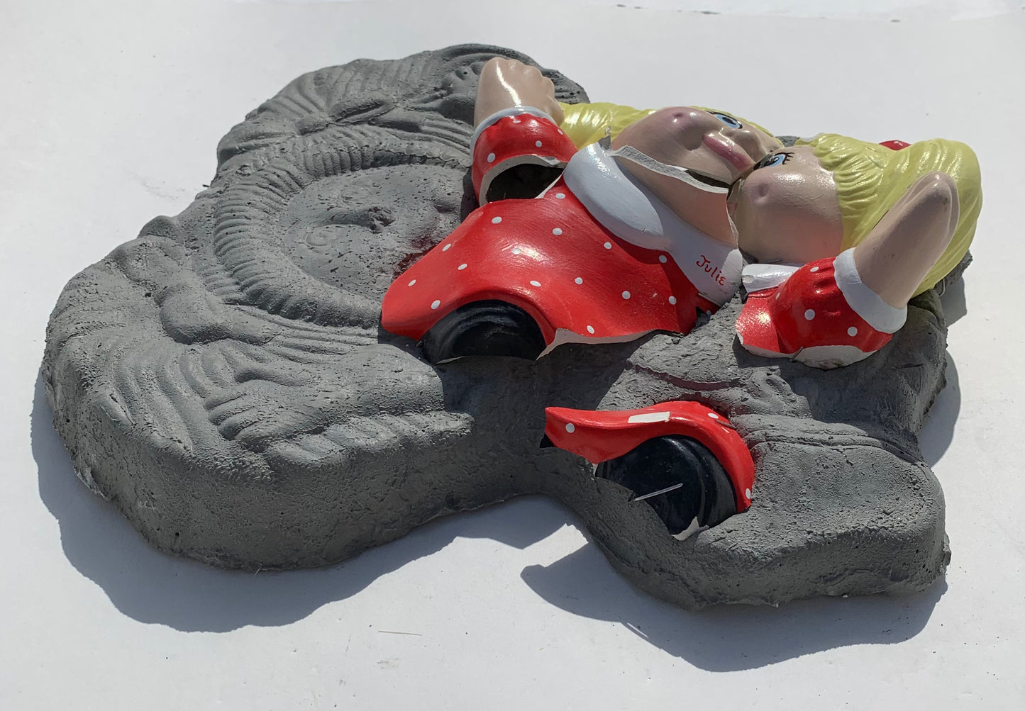 "Big Hug! ": Julie on Cabbage Patch Kids Wall Sculpture