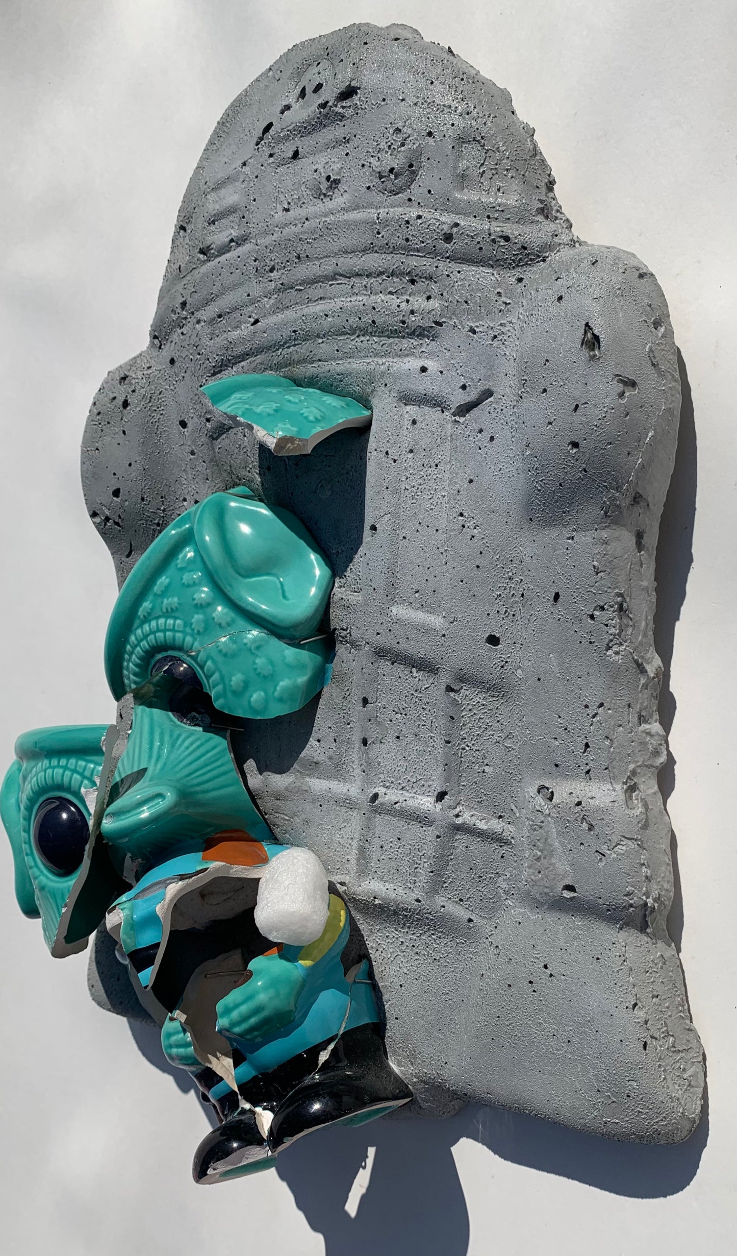 "Arterial Greed": Greedo on R2D2 Wall Sculpture