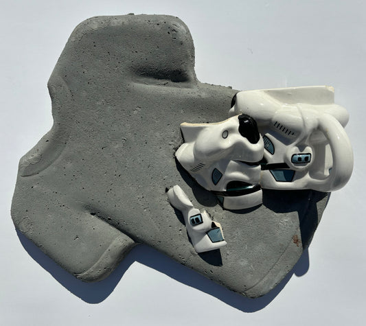 “Trooper Tee”: Storm Trooper on T-Shirt Wall Sculpture