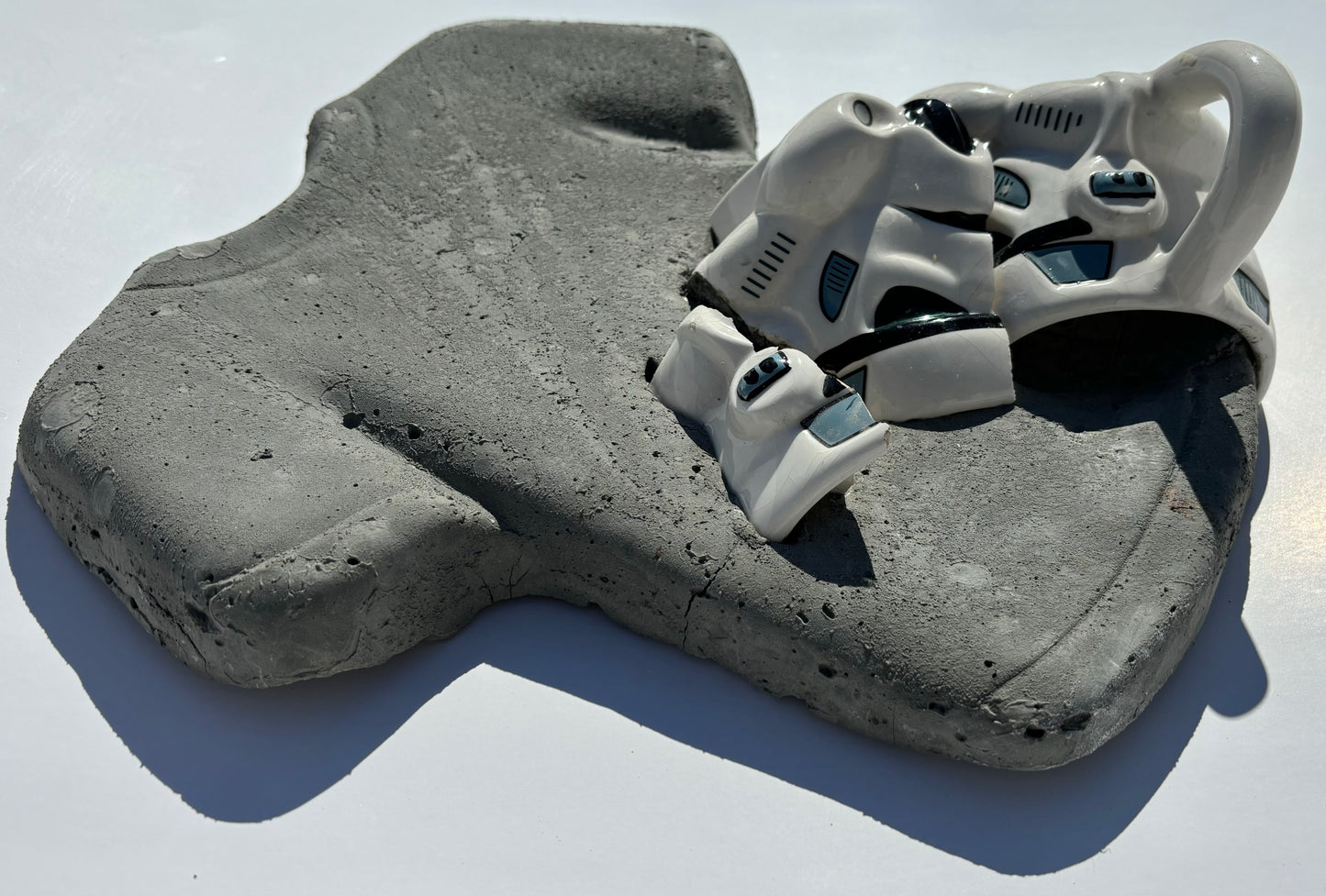 “Trooper Tee”: Storm Trooper on T-Shirt Wall Sculpture