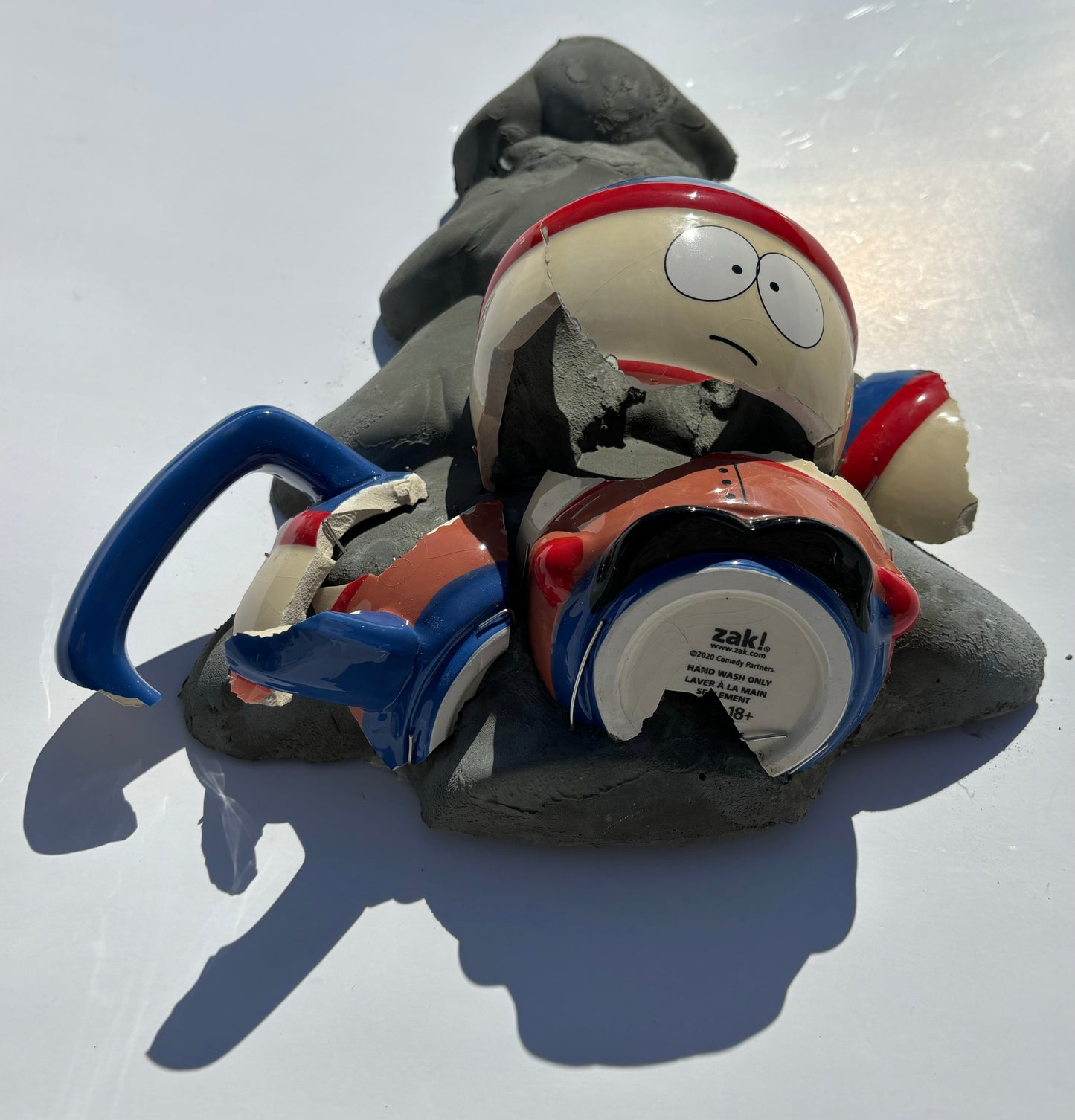 "Suffering Stan": South Park's Stan on Conifer Tree Wall Sculpture