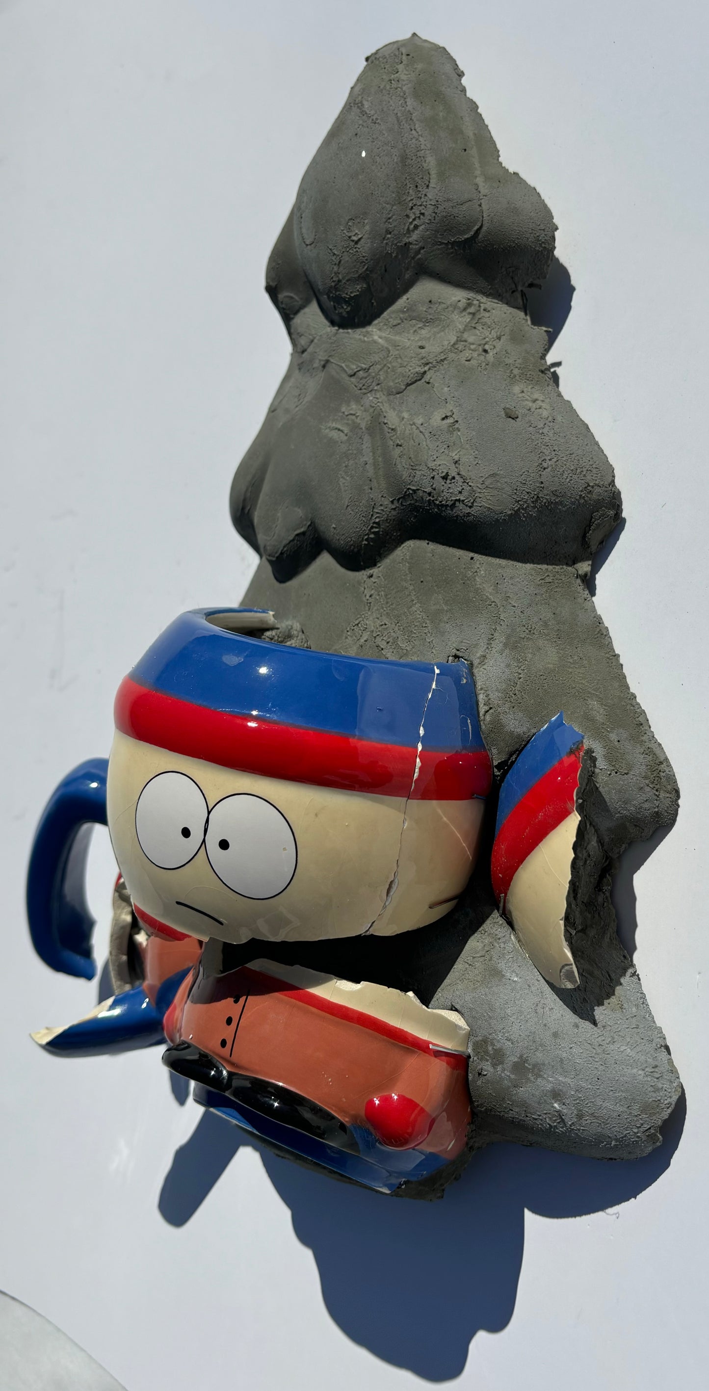 "Suffering Stan": South Park's Stan on Conifer Tree Wall Sculpture
