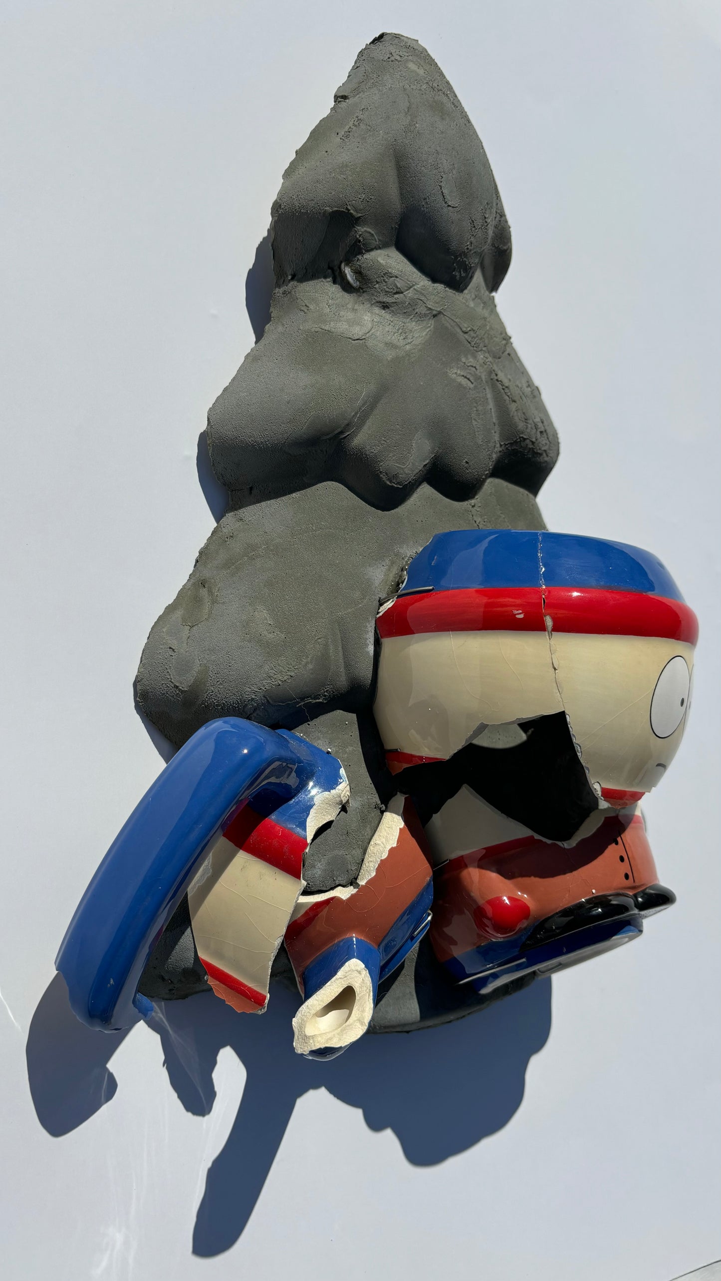 "Suffering Stan": South Park's Stan on Conifer Tree Wall Sculpture