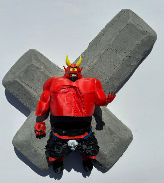 “Saddam’s Lover:” South Park's Satan on Cross Wall Sculpture