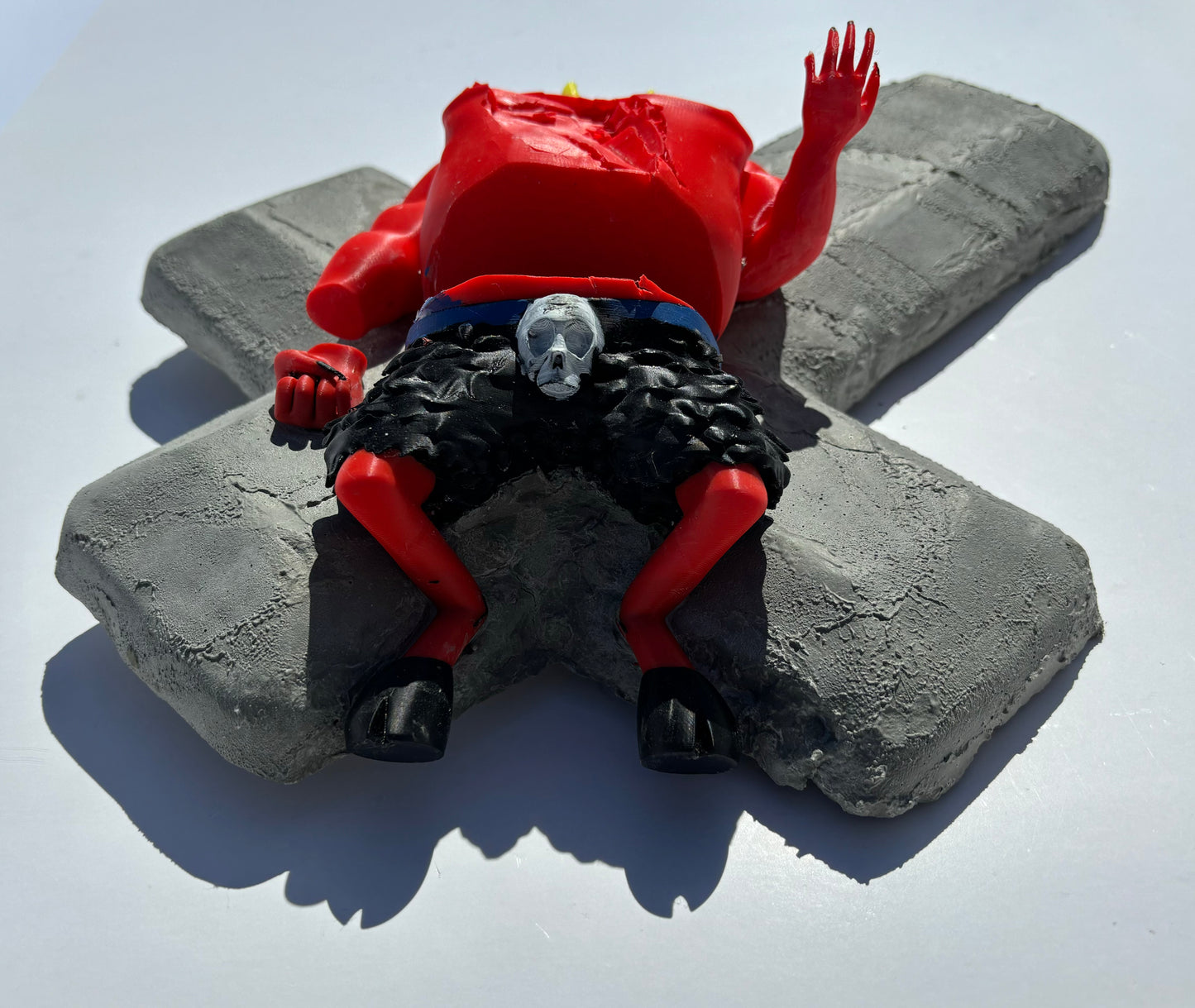 “Saddam’s Lover:” South Park's Satan on Cross Wall Sculpture