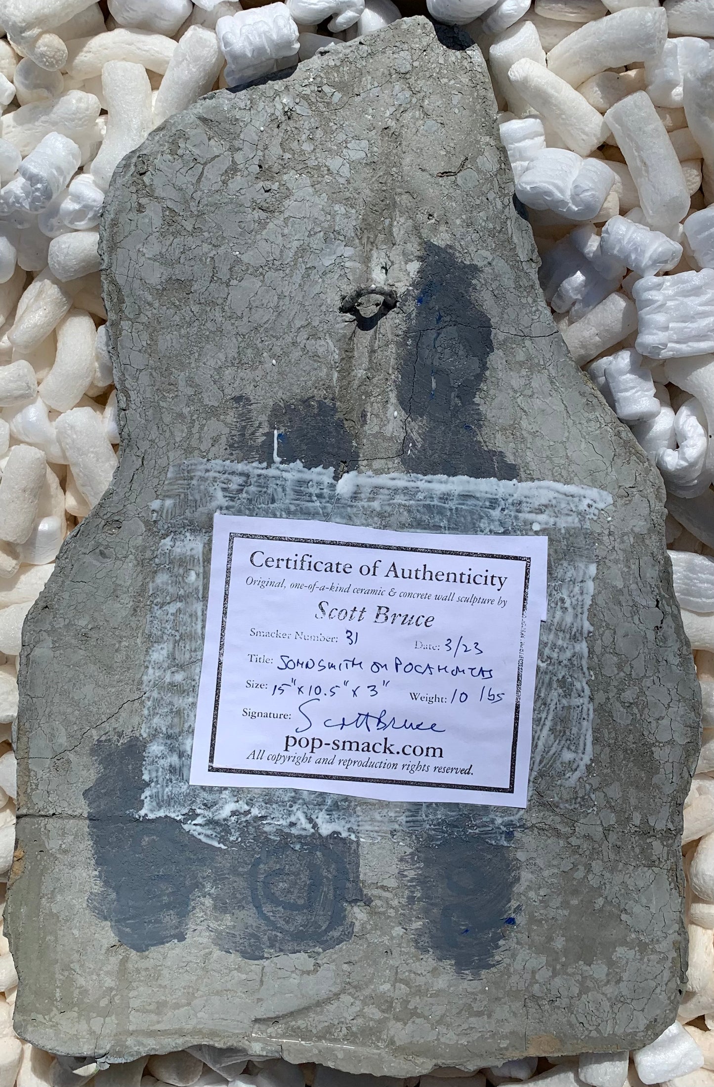 "Eyes Away!": Captain John Smith on Pocahontas Wall Sculpture