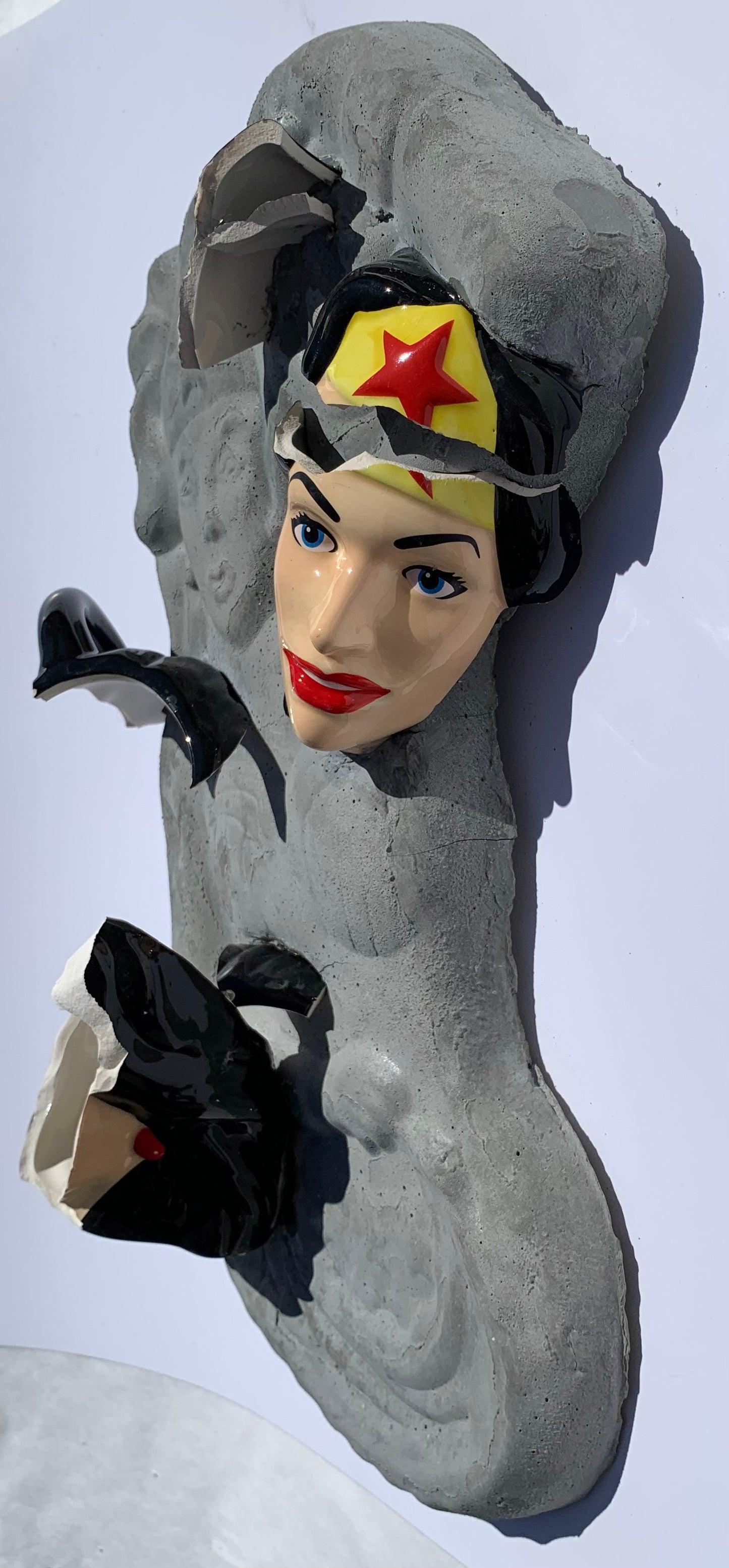 "Fem Avenger” Wonder Woman on Wonder Woman Wall Sculpture