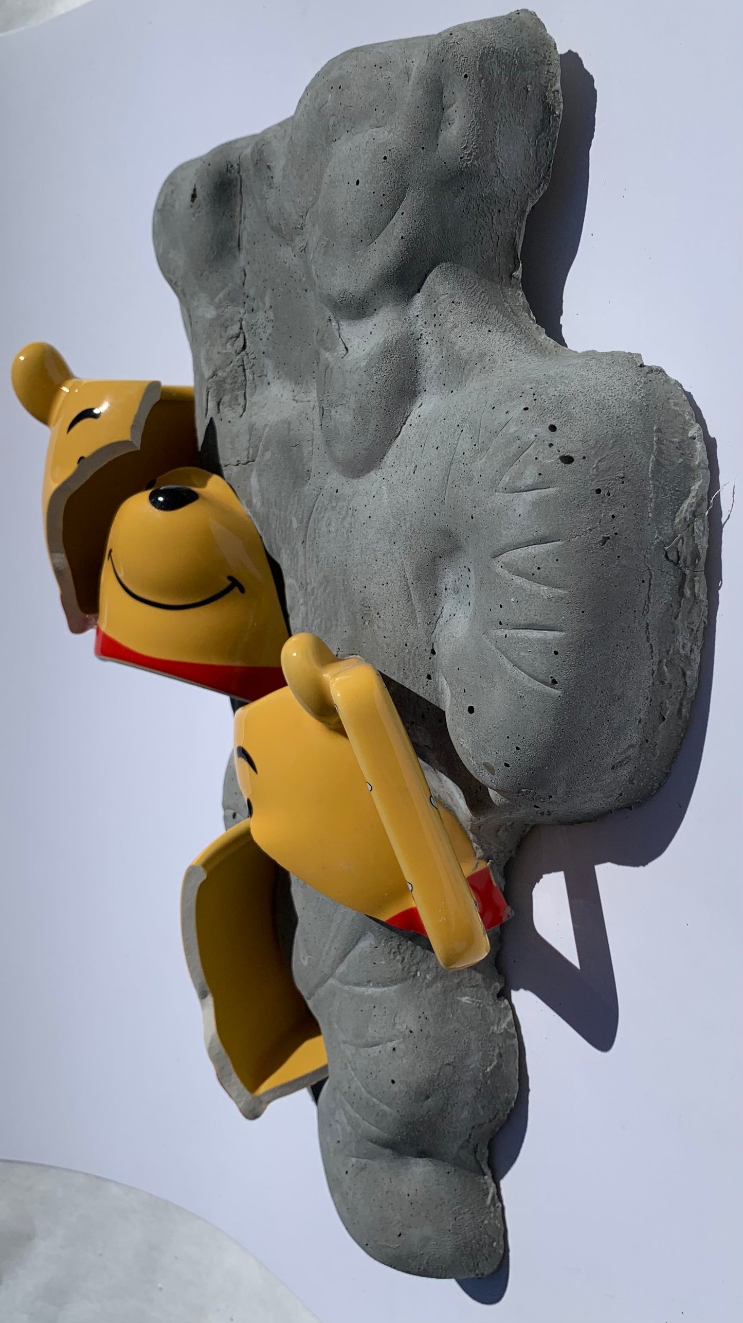 "Pooh Do You Think You Are?": Winnie the Pooh on Tigger Wall Sculpture