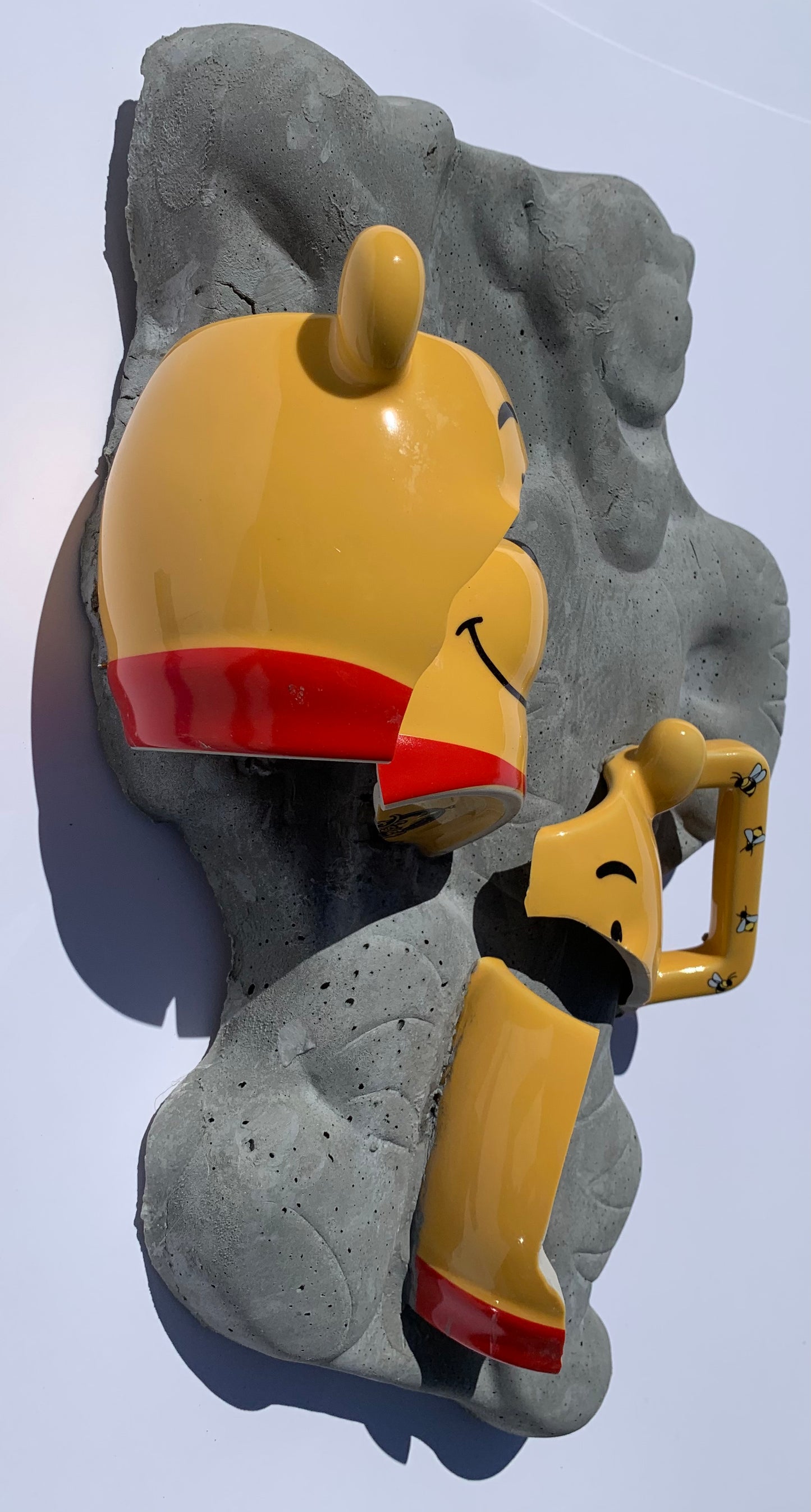 "Pooh Do You Think You Are?": Winnie the Pooh on Tigger Wall Sculpture