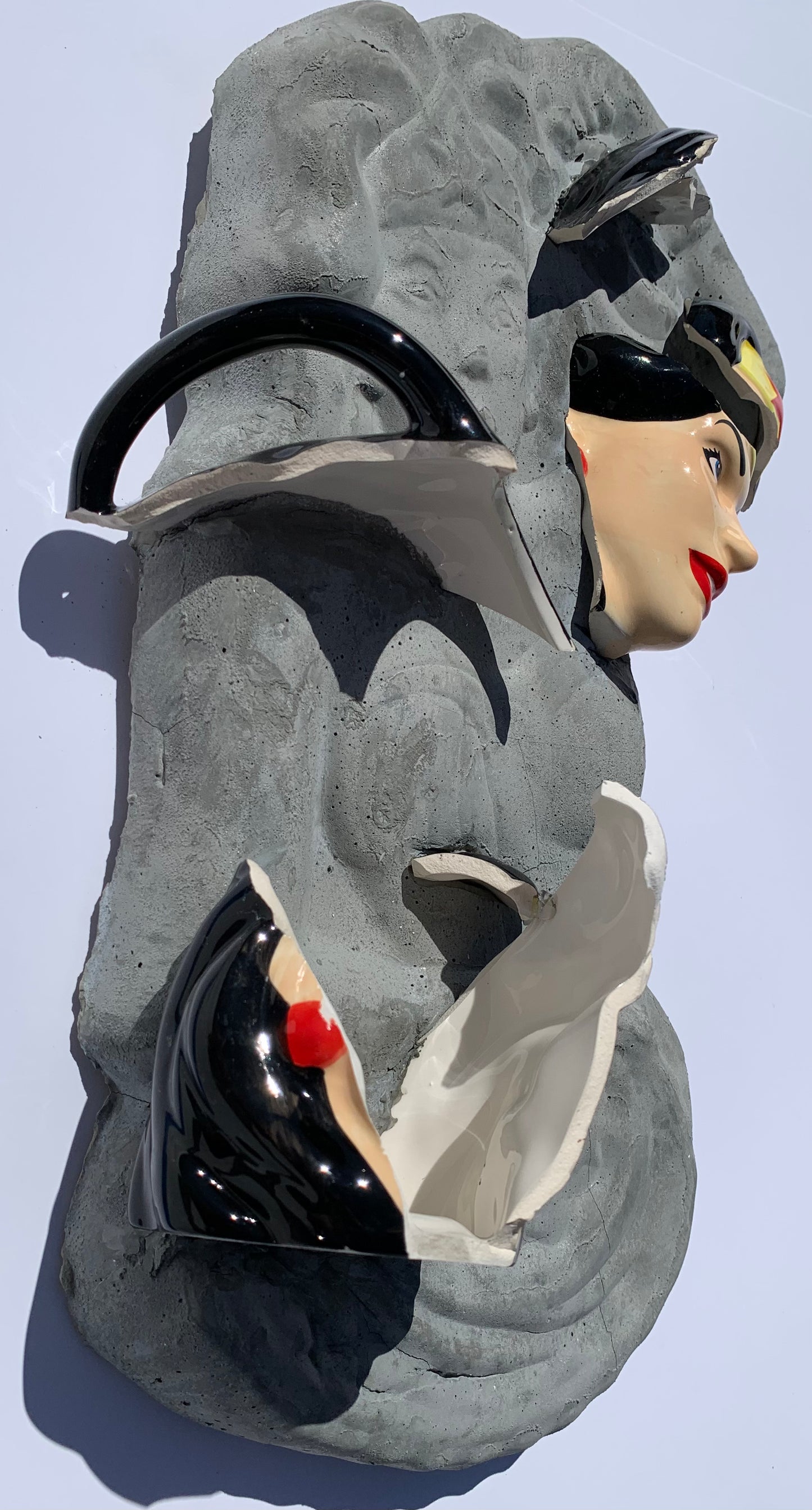 "Fem Avenger” Wonder Woman on Wonder Woman Wall Sculpture