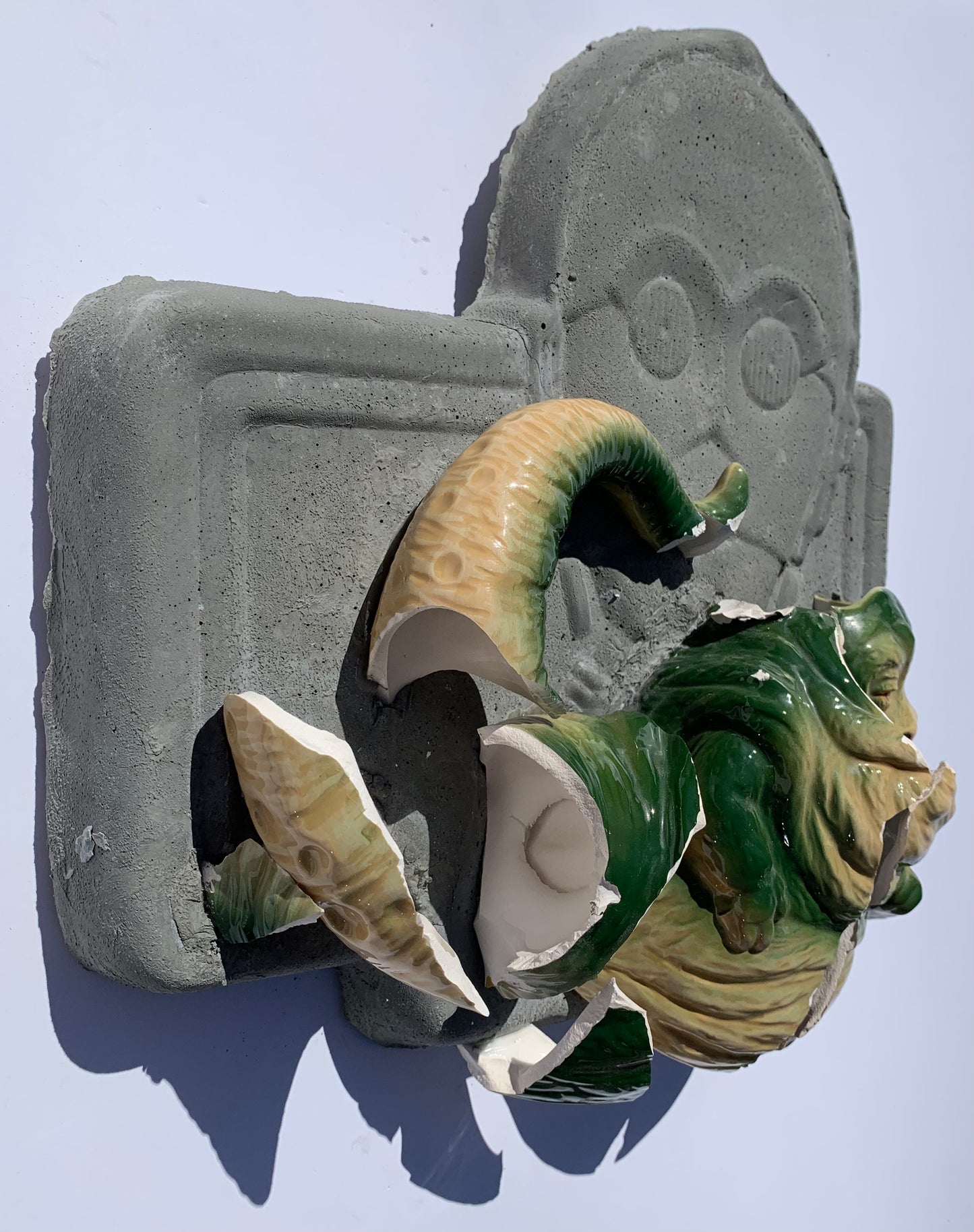 "Minced Mobster": Jabba the Hutt on C3PO Wall Sculpture