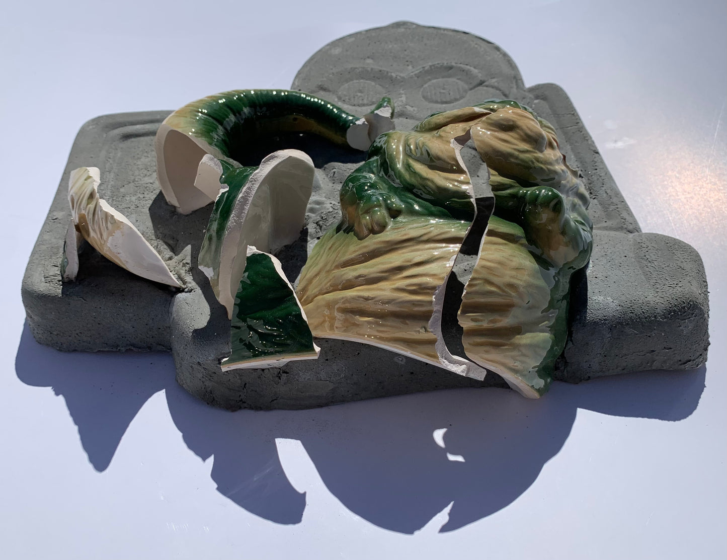 "Minced Mobster": Jabba the Hutt on C3PO Wall Sculpture