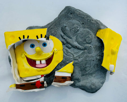 “Mr. Unsinkable”: SpongeBob Squarepants on SpongeBob Wall Sculpture