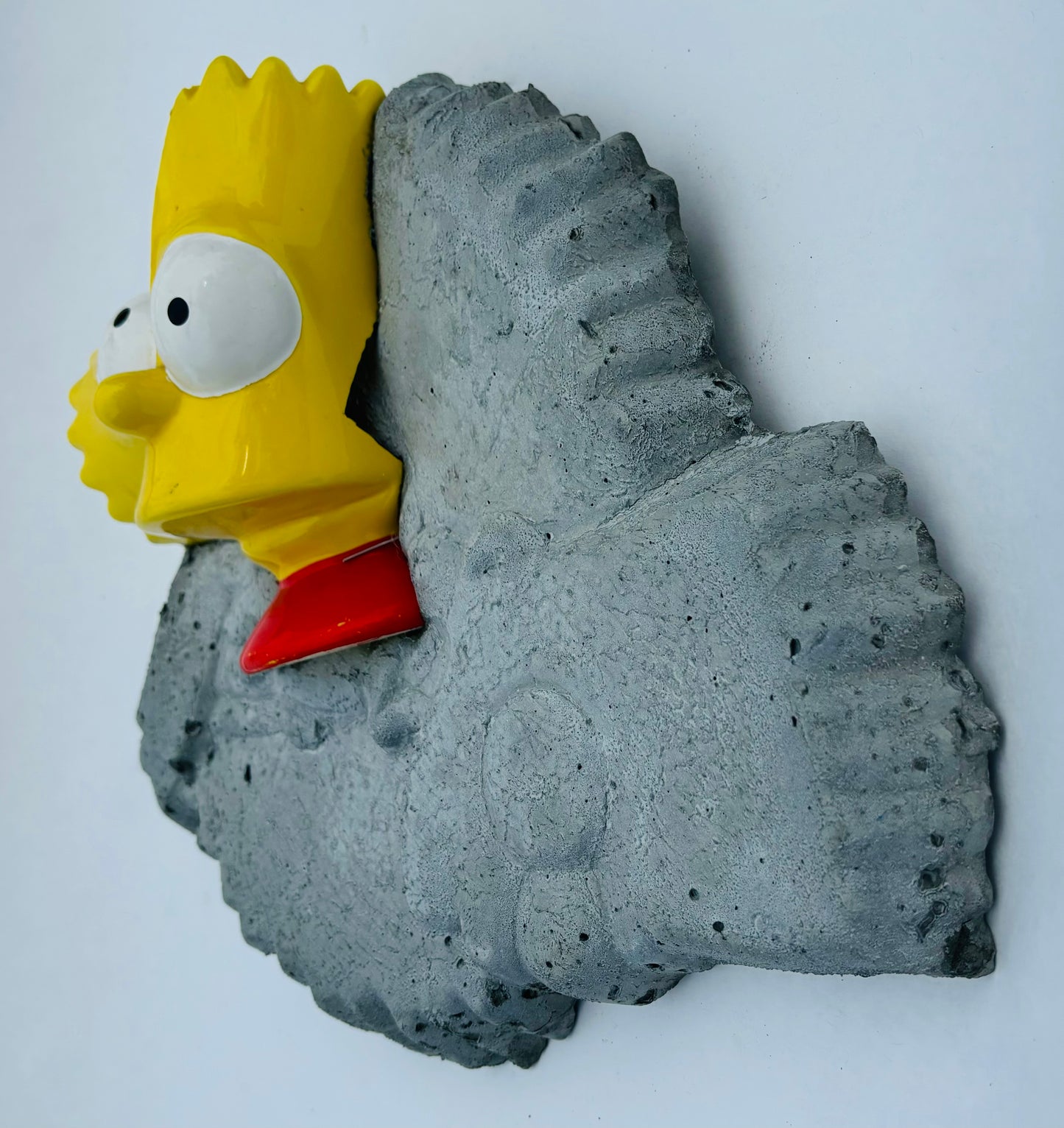 “Bart Bifurcated”: Bart Simpson on Bart Simpson Wall Sculpture