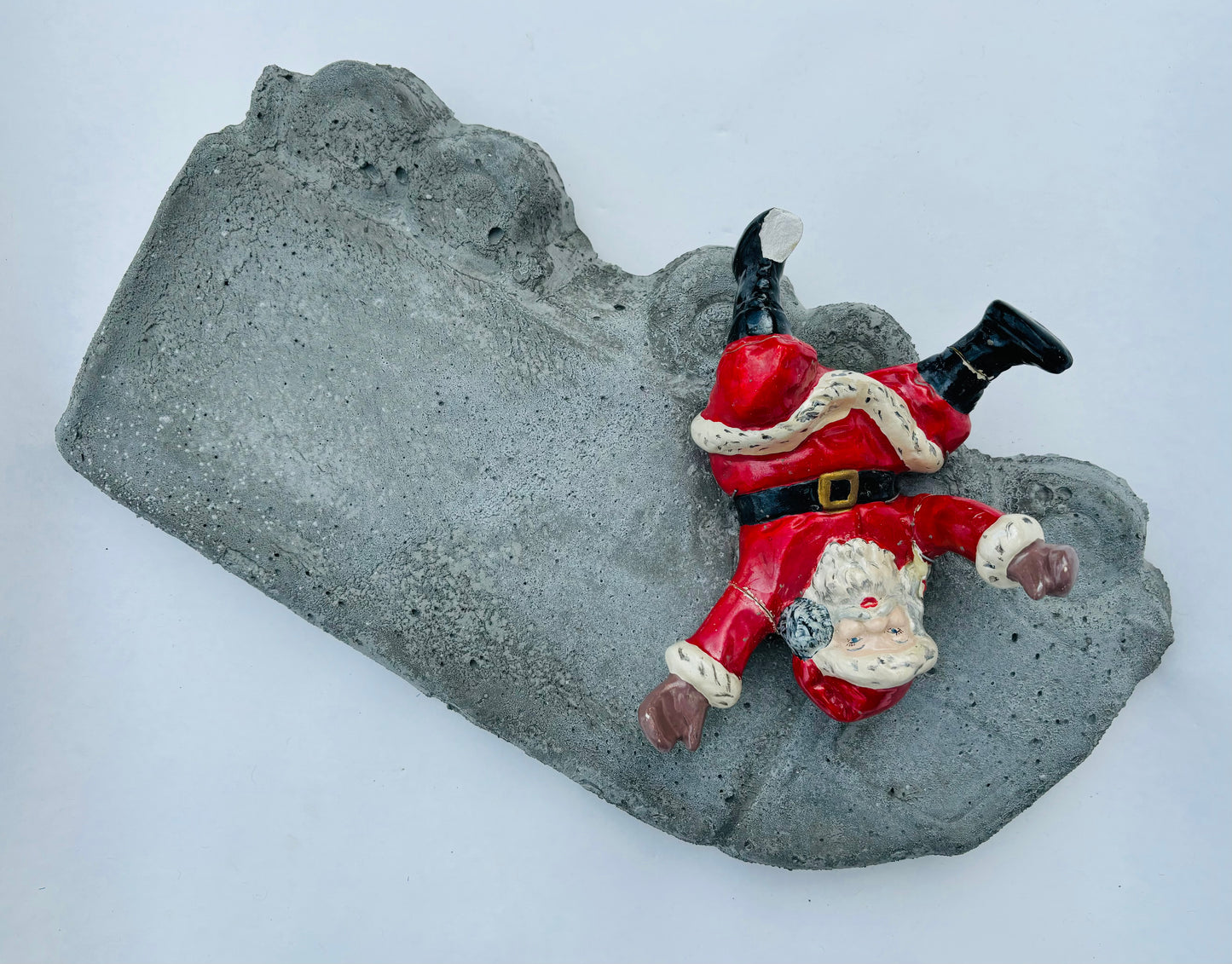 “Reversing Polarity”: Santa Claus on 18 Wheeler Wall Sculpture