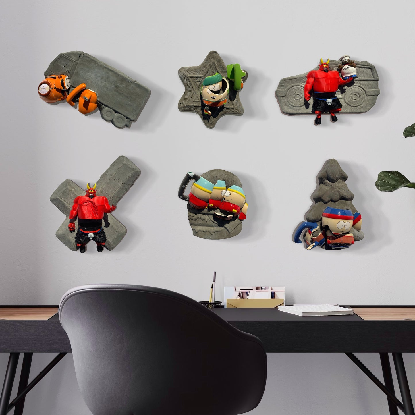 "I killed Kenny!": South Park's Kenny on Semi Wall Sculpture