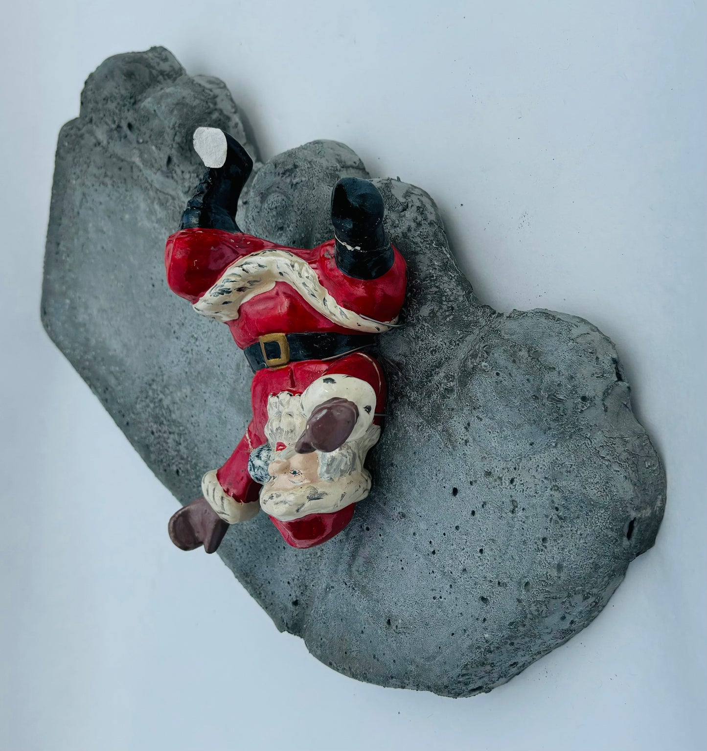 “Reversing Polarity”: Santa Claus on 18 Wheeler Wall Sculpture