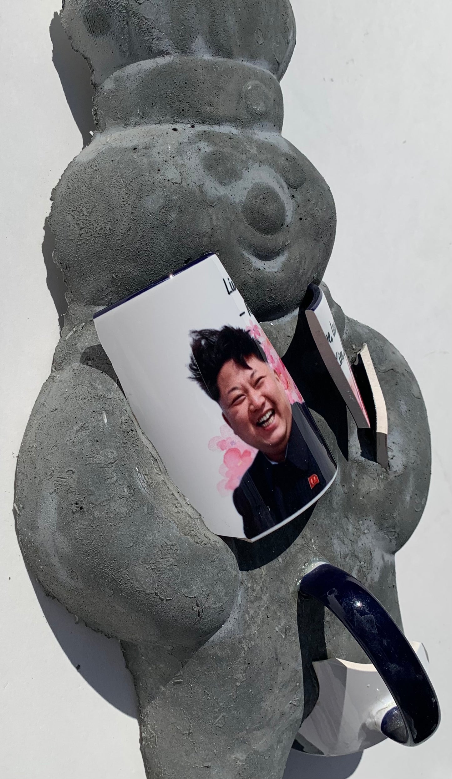 "BAM In A Can!" Kim Jong Un on Poppin' Fresh Wall Sculpture