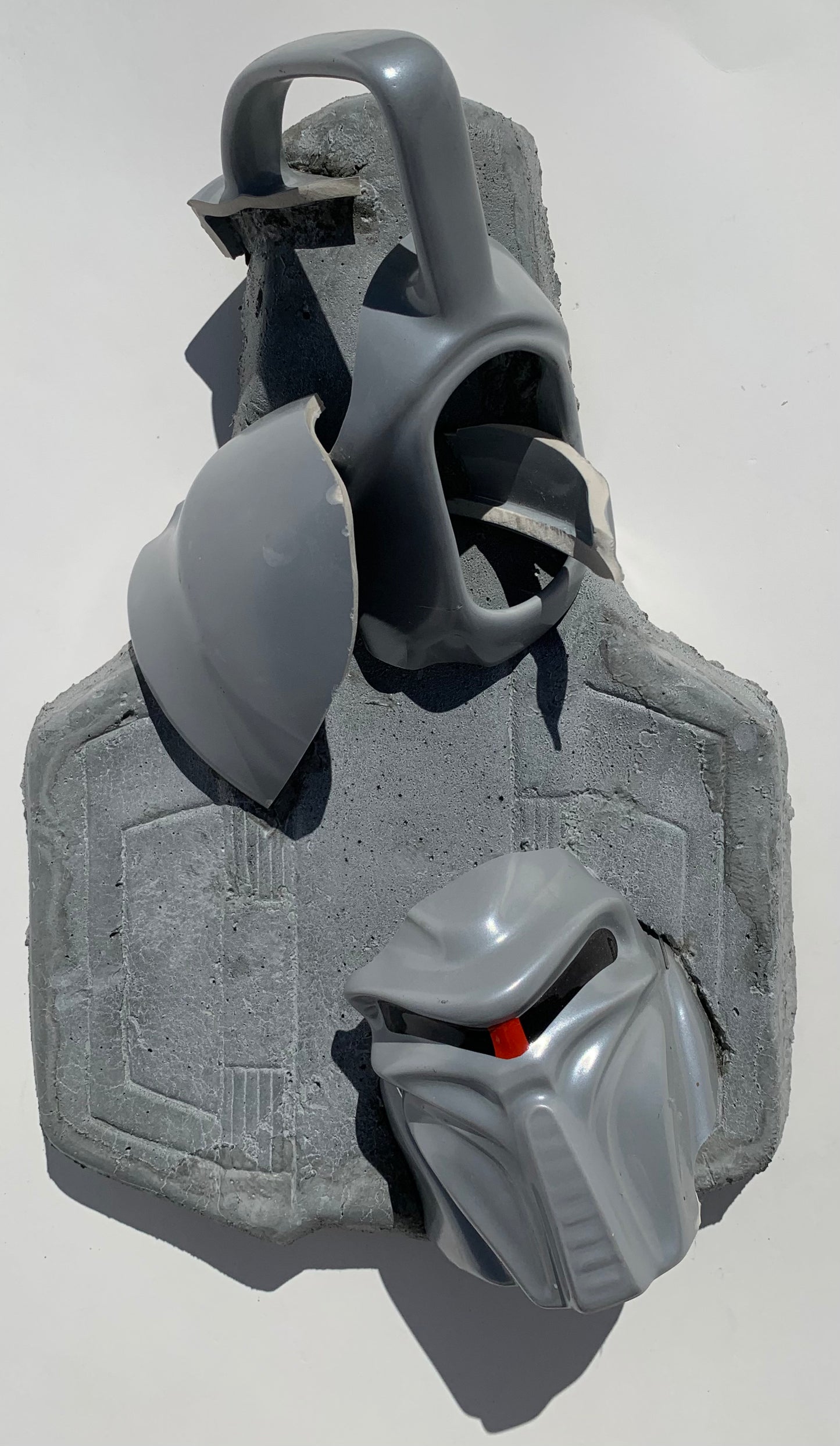 "Enemy Of The Fleet": Cylon on Battlestar Galactica Ship Wall Sculpture