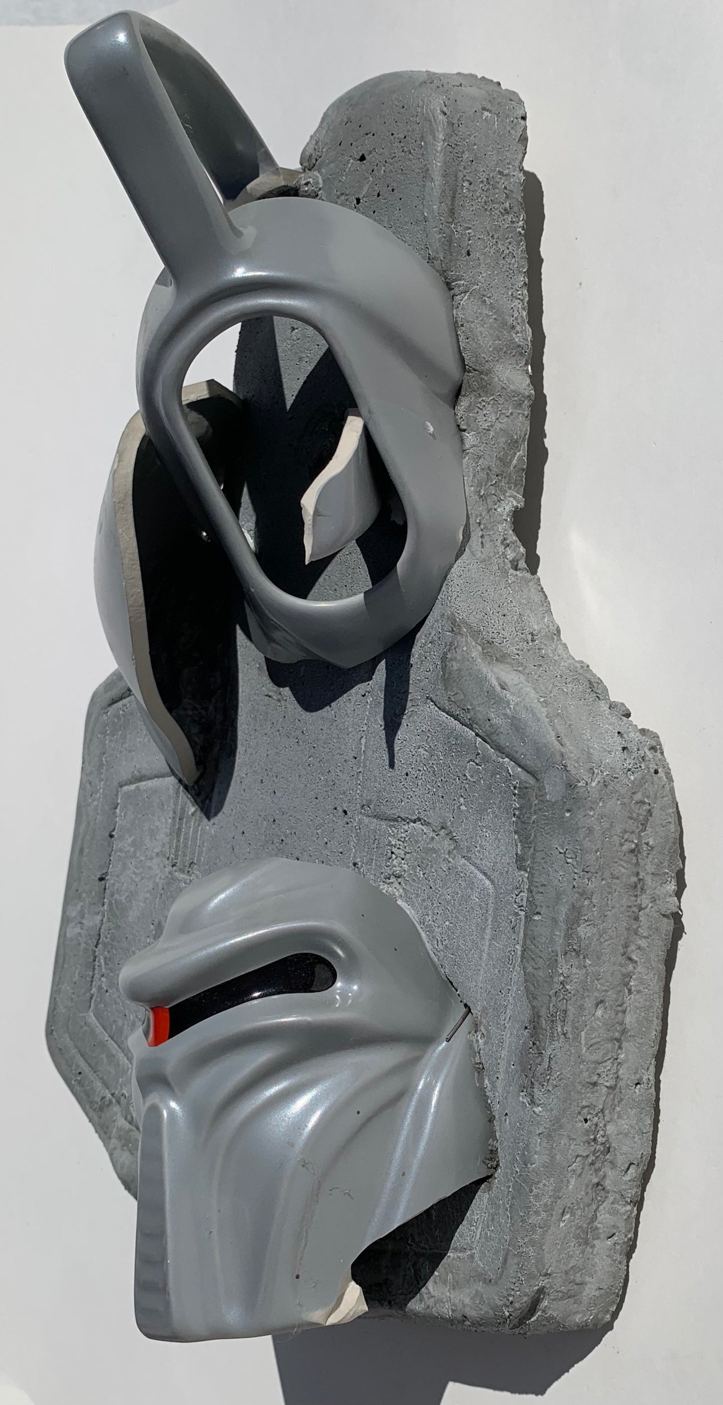 "Enemy Of The Fleet": Cylon on Battlestar Galactica Ship Wall Sculpture