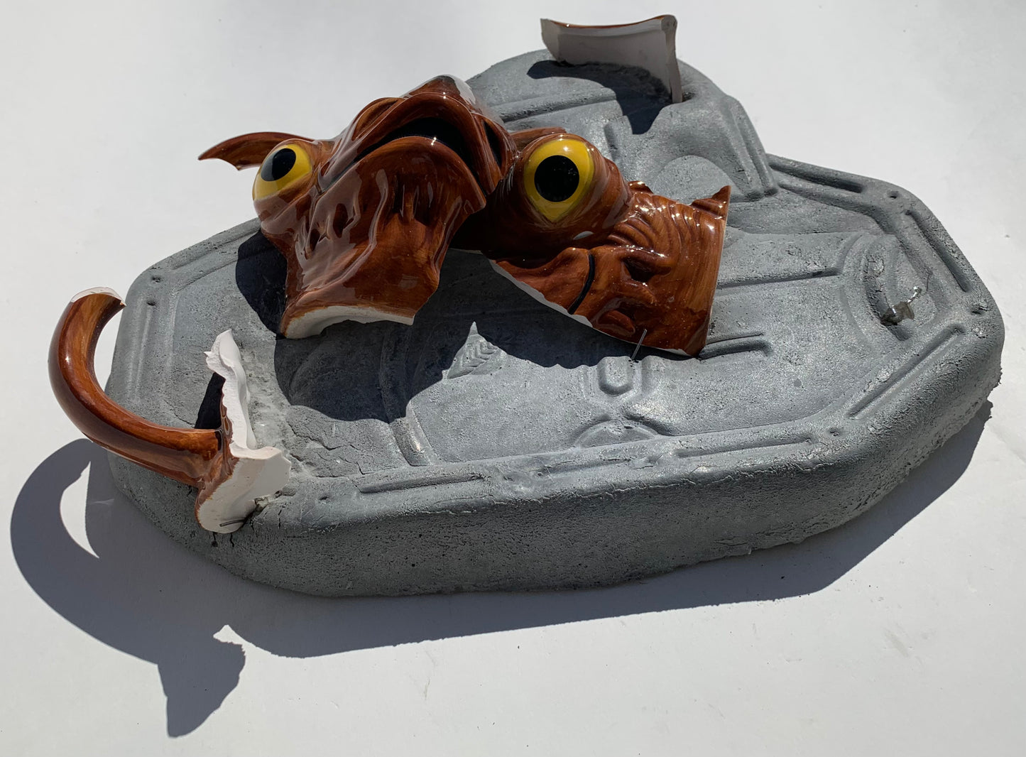 "Ack Attack": Admiral Ackbar on Boba Fett Wall Sculpture