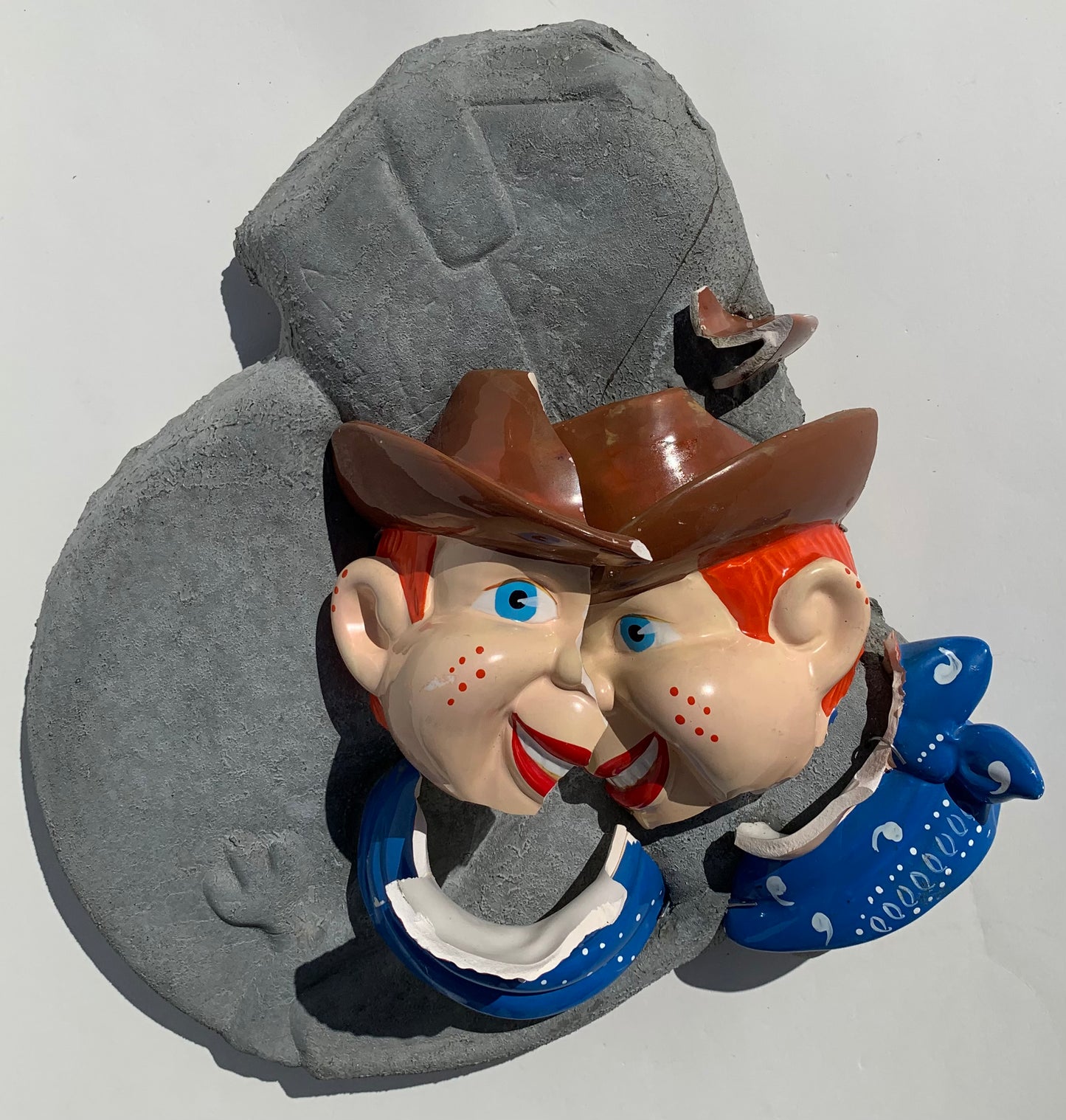 "Say Boomers!": Howdy Doody on Cowboy Boot Wall Sculpture