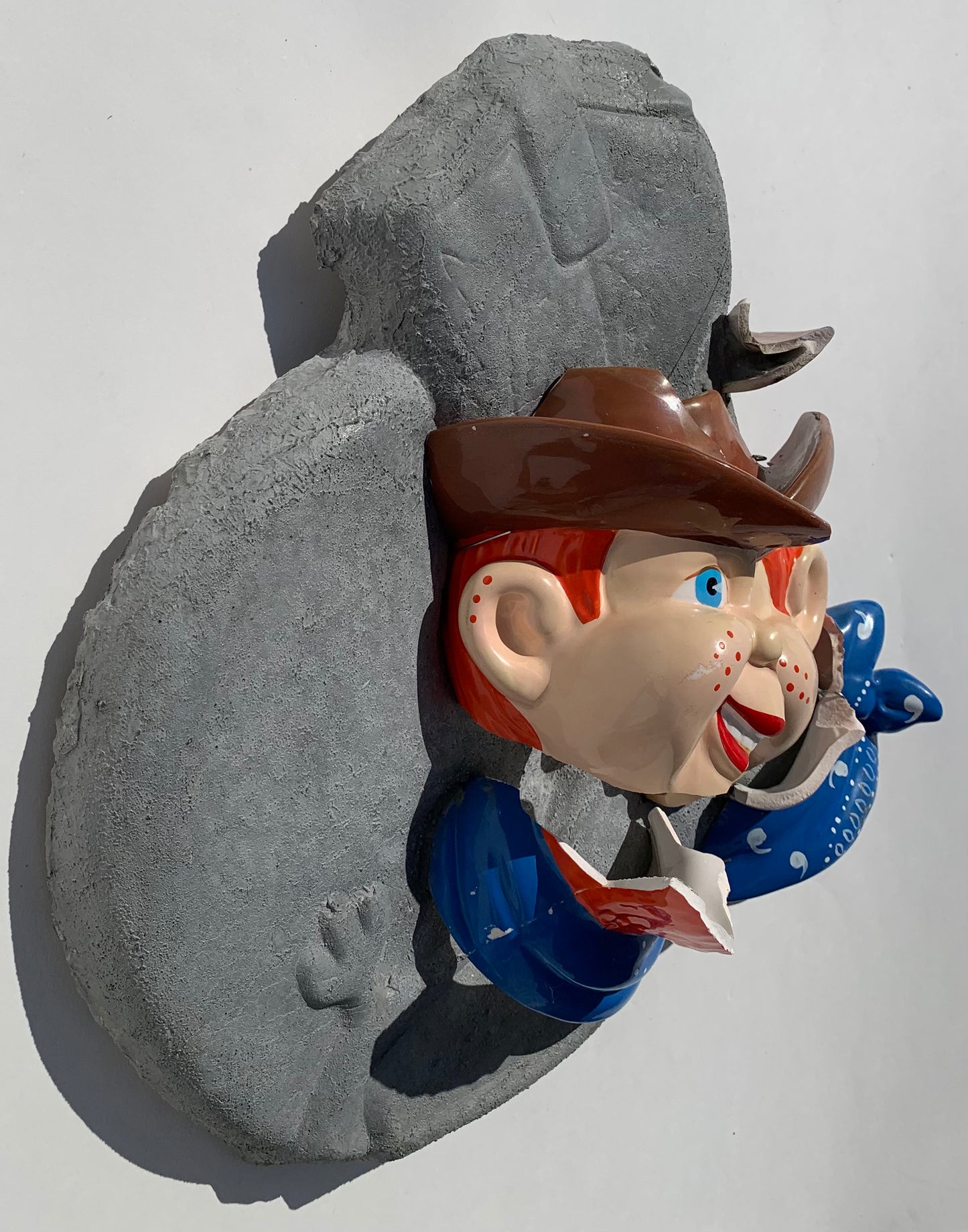 "Say Boomers!": Howdy Doody on Cowboy Boot Wall Sculpture