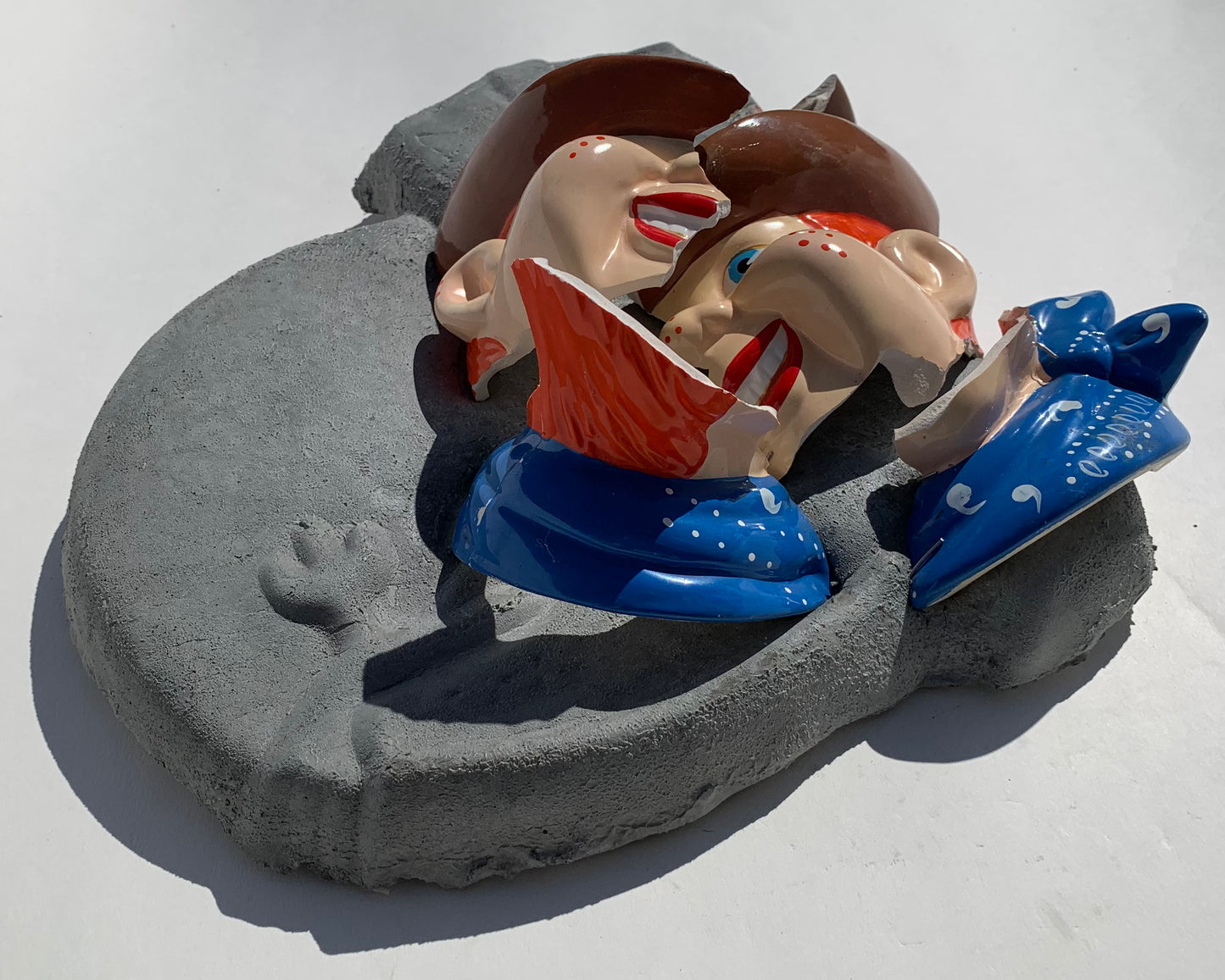 "Say Boomers!": Howdy Doody on Cowboy Boot Wall Sculpture