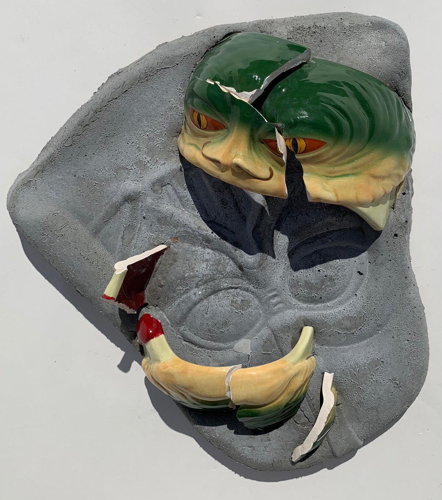 "Appetite For Evil": Jabba the Hutt on Darth Vader Wall Sculpture