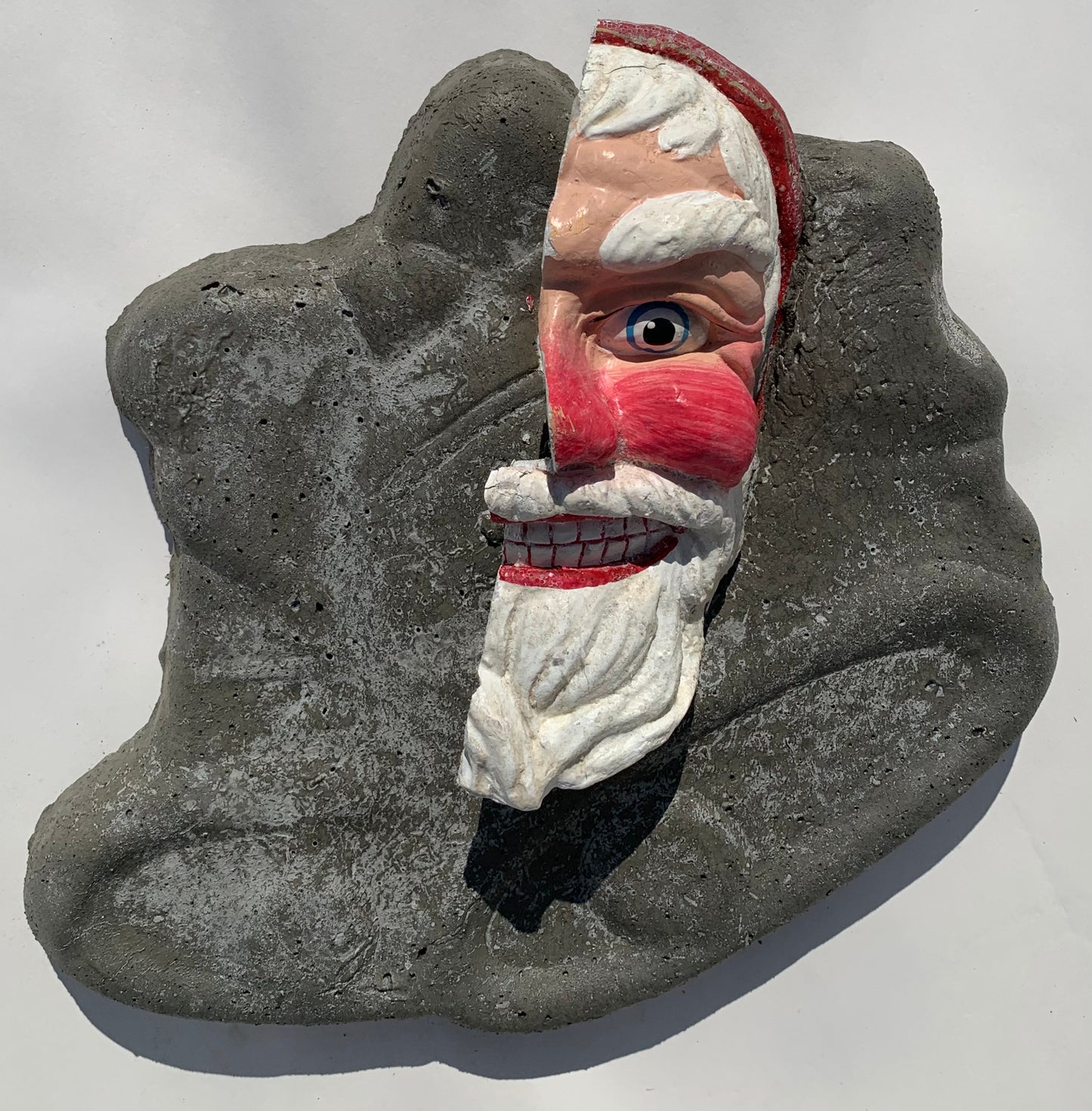 "Hell's Bells": Demonic Santa on Christmas Bells Wall Smacker