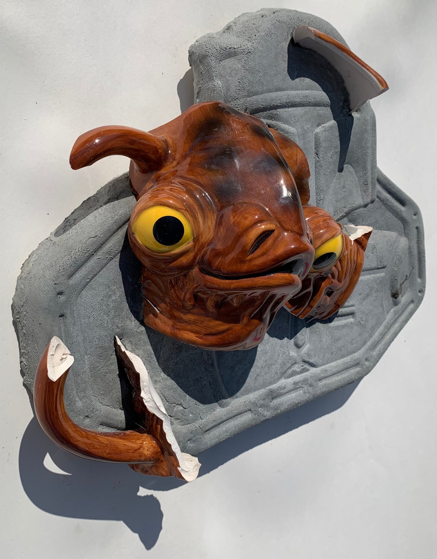 "Ack Attack": Admiral Ackbar on Boba Fett Wall Sculpture