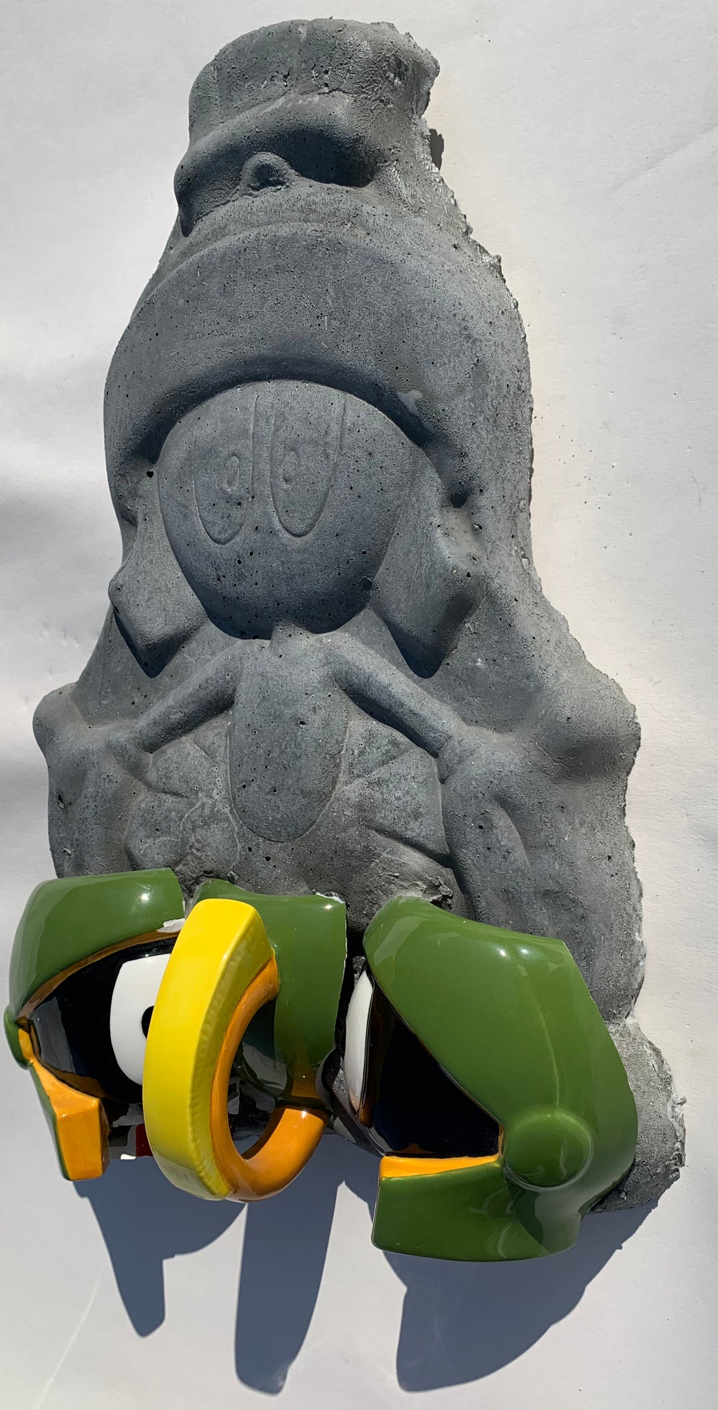 "Alien Arousal": Marvin the Martian on Marvin the Martian Wall Sculpture