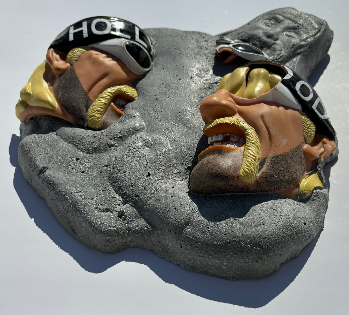 "Hollywood Hogan's Headache": Hulk Hogan on Hulk Hogan Wall Sculpture