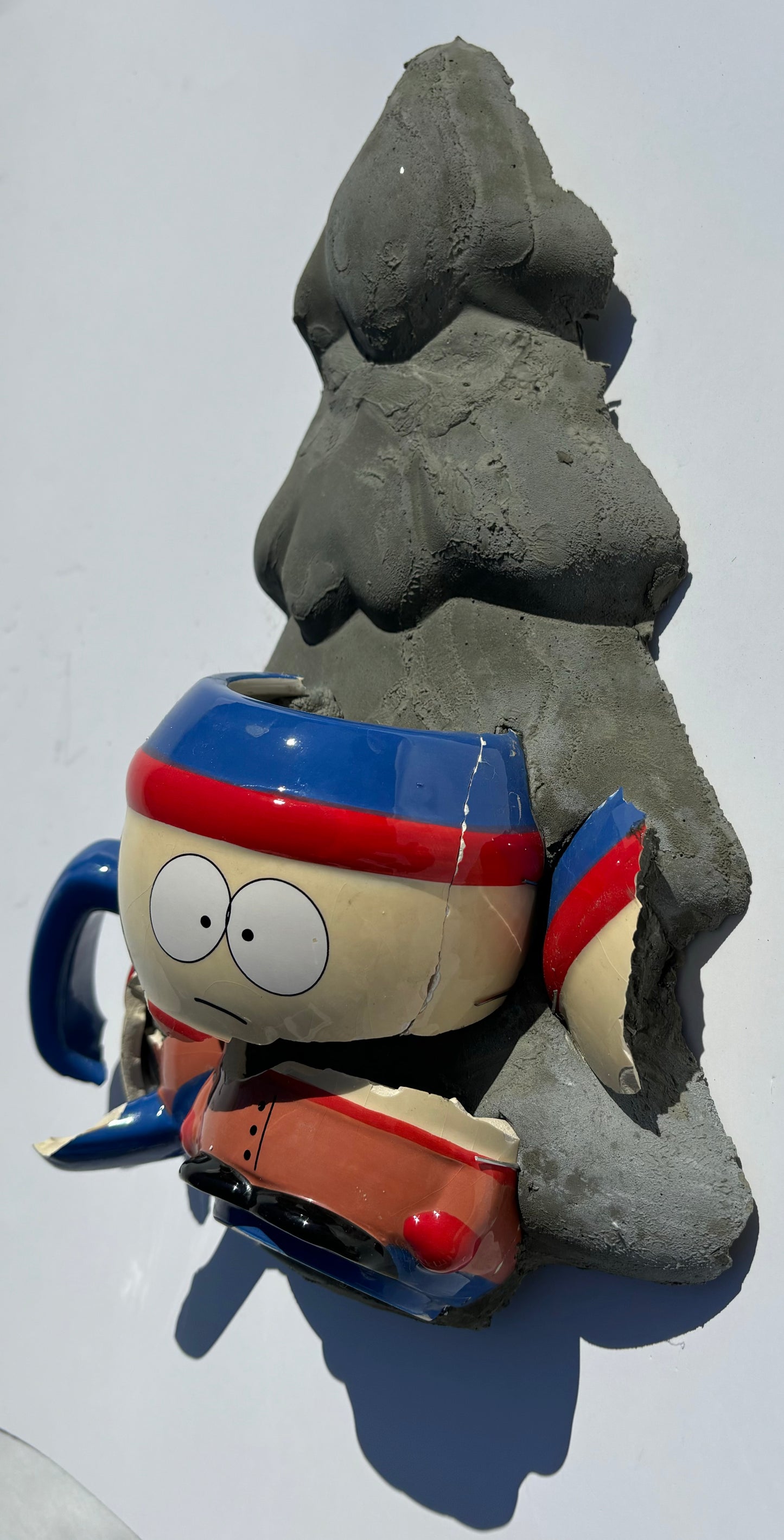 "Stan Suffering Ass Burgers": South Park's Stan on Conifer Tree Ceramic & Concrete Alt Toons Smacker
