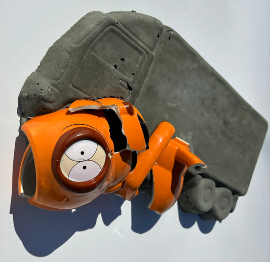 "I killed Kenny!": South Park's Kenny on Semi Wall Sculpture