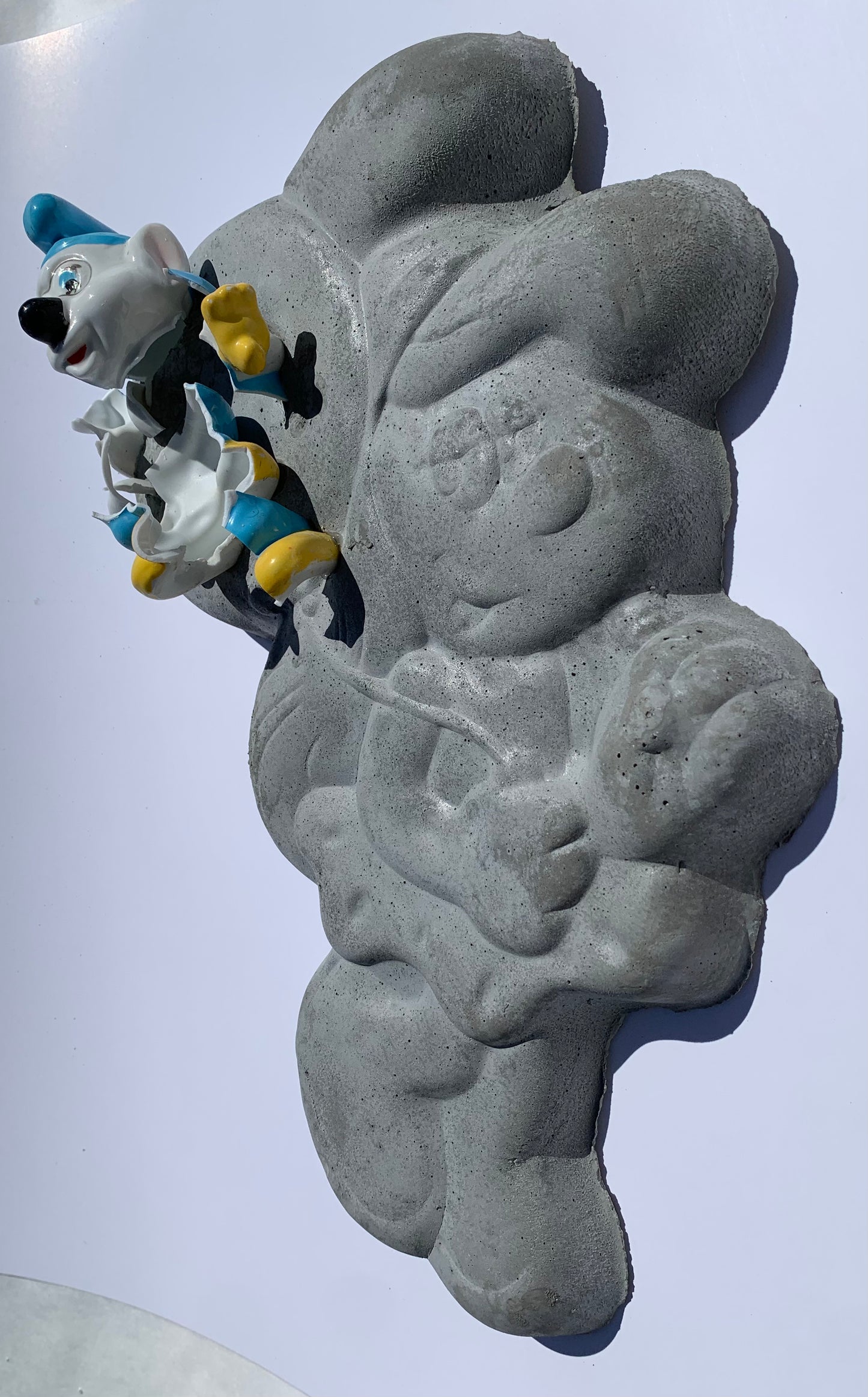 "Odd Couple!": Smurf on Smurfette Wall Sculpture