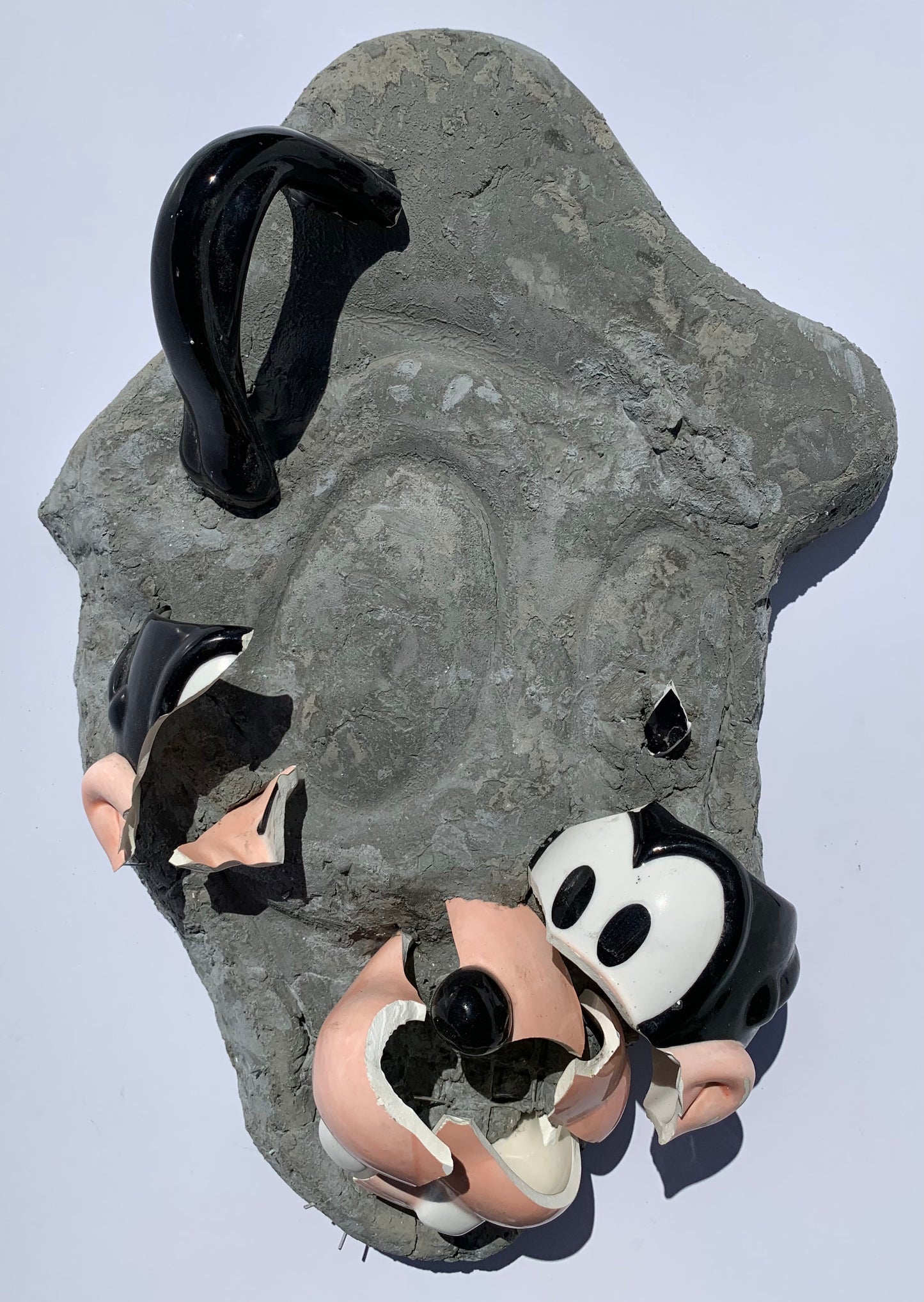 "Goofed Up!": Goofy on Donald Duck Wall Sculpture