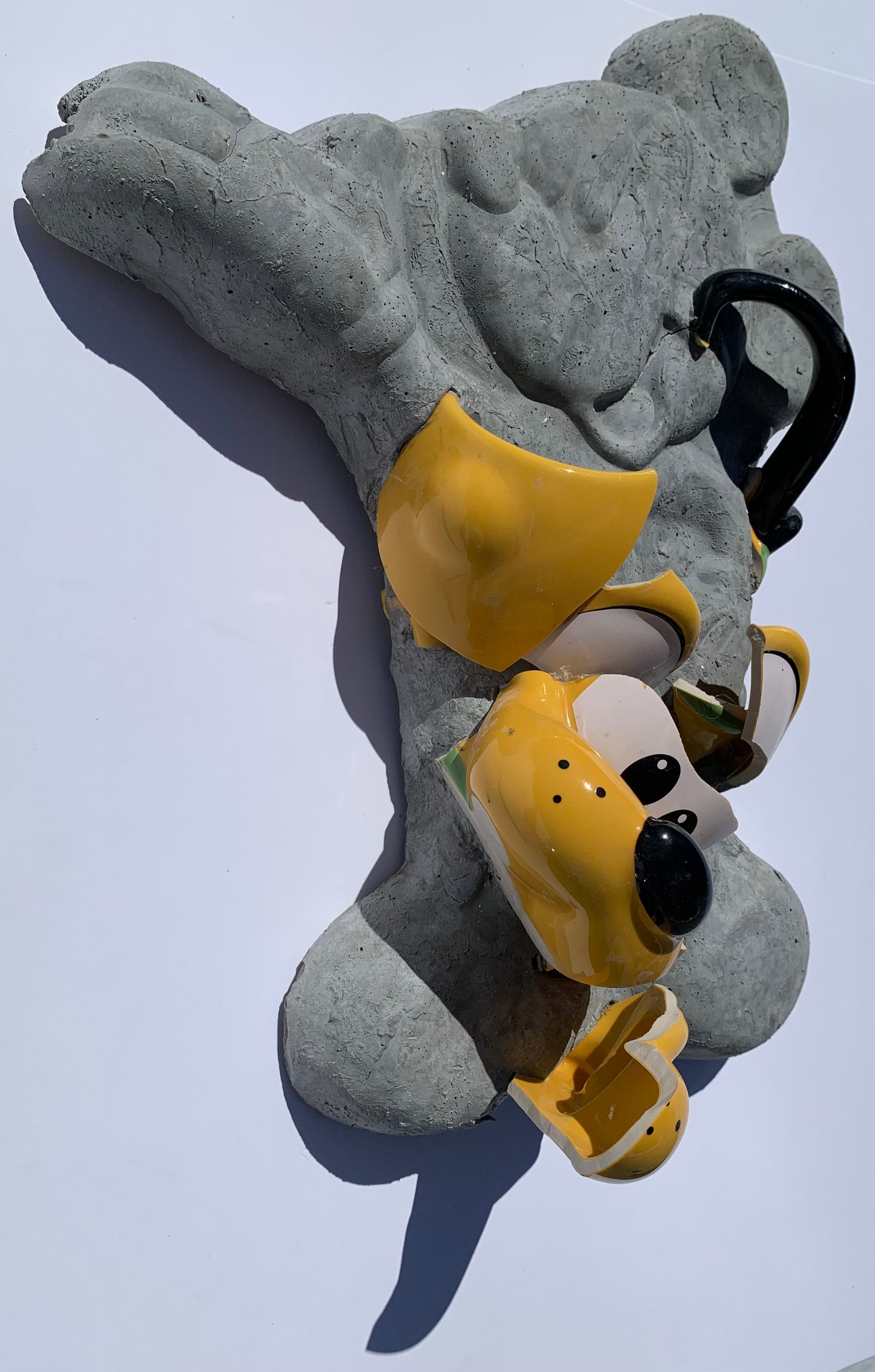 "Doggonit": Pluto on Mickey Mouse Wall Sculpture